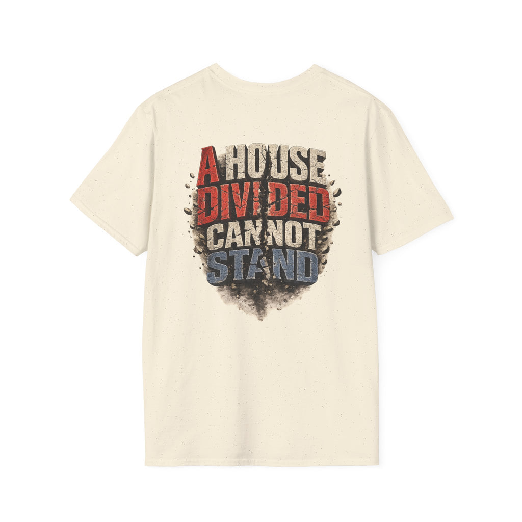 Patriotic Raging Grill BBQ T-Shirt — Small Chest Logo, 4th of July Cookout Tee