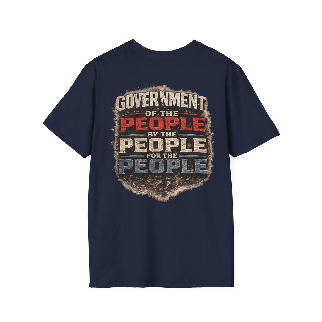 Government of the People | Abraham Lincoln Patriotic Gildan Softstyle® T-Shirt