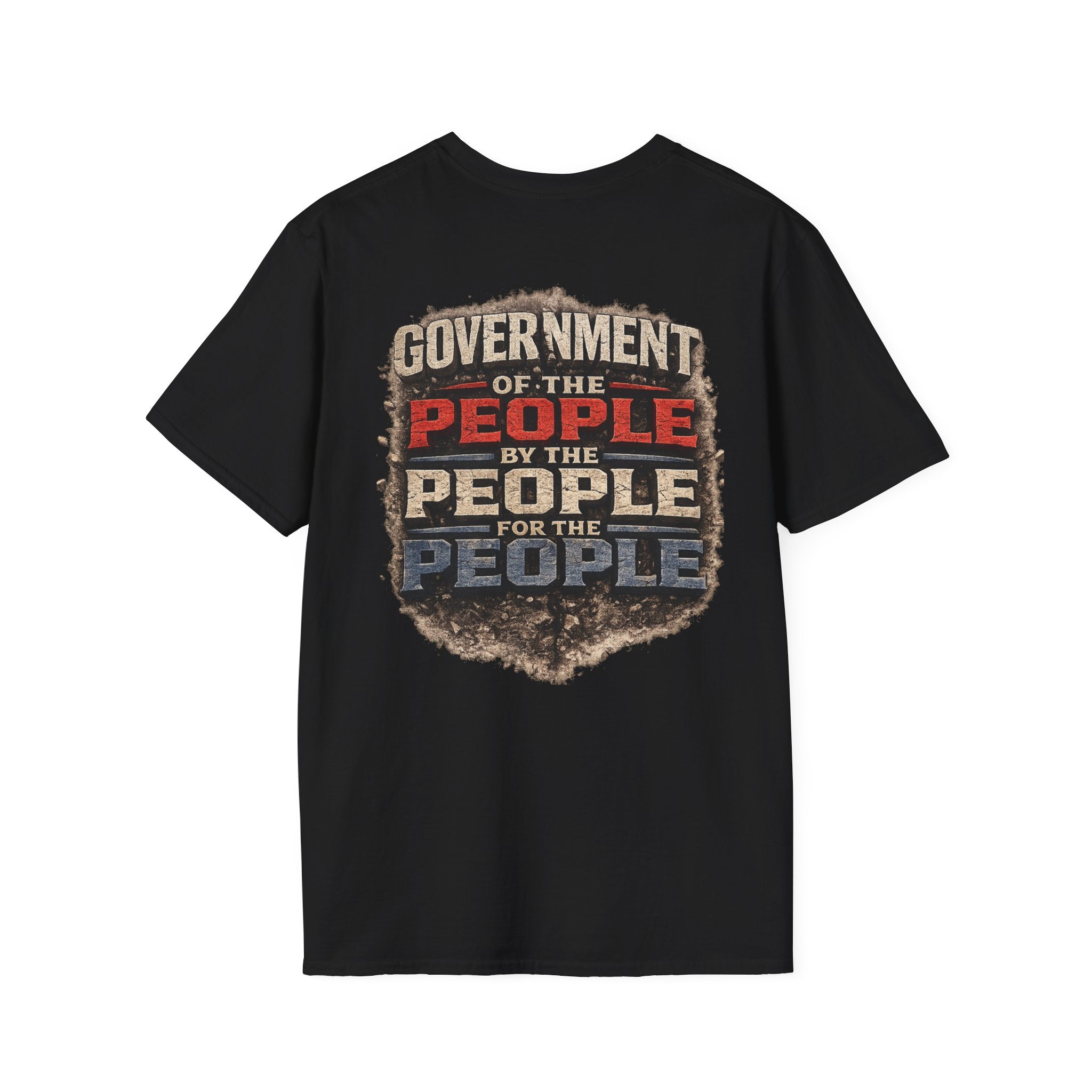 Government of the People | Abraham Lincoln Patriotic Gildan Softstyle® T-Shirt