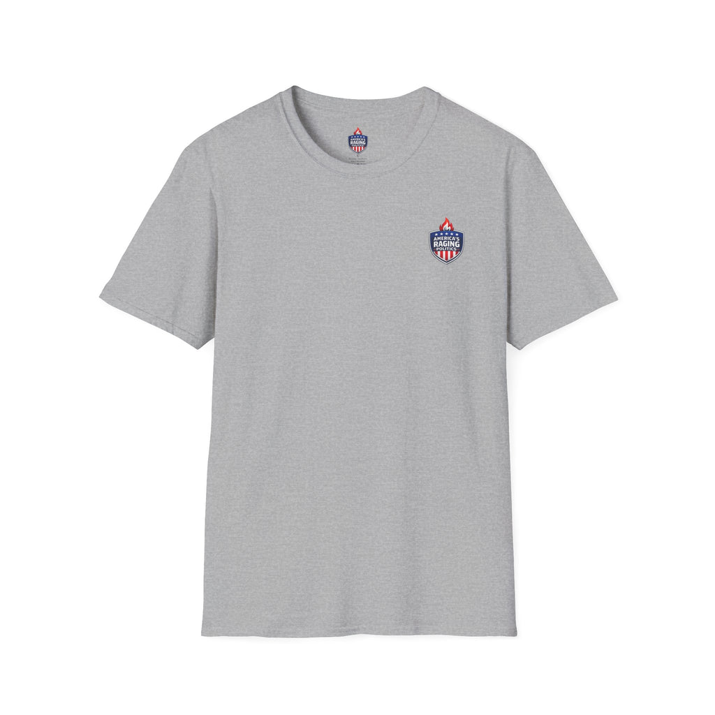 America's Raging Politics™ | Pledge of Allegiance Patriotic Graphic Tee | Gildan Softstyle