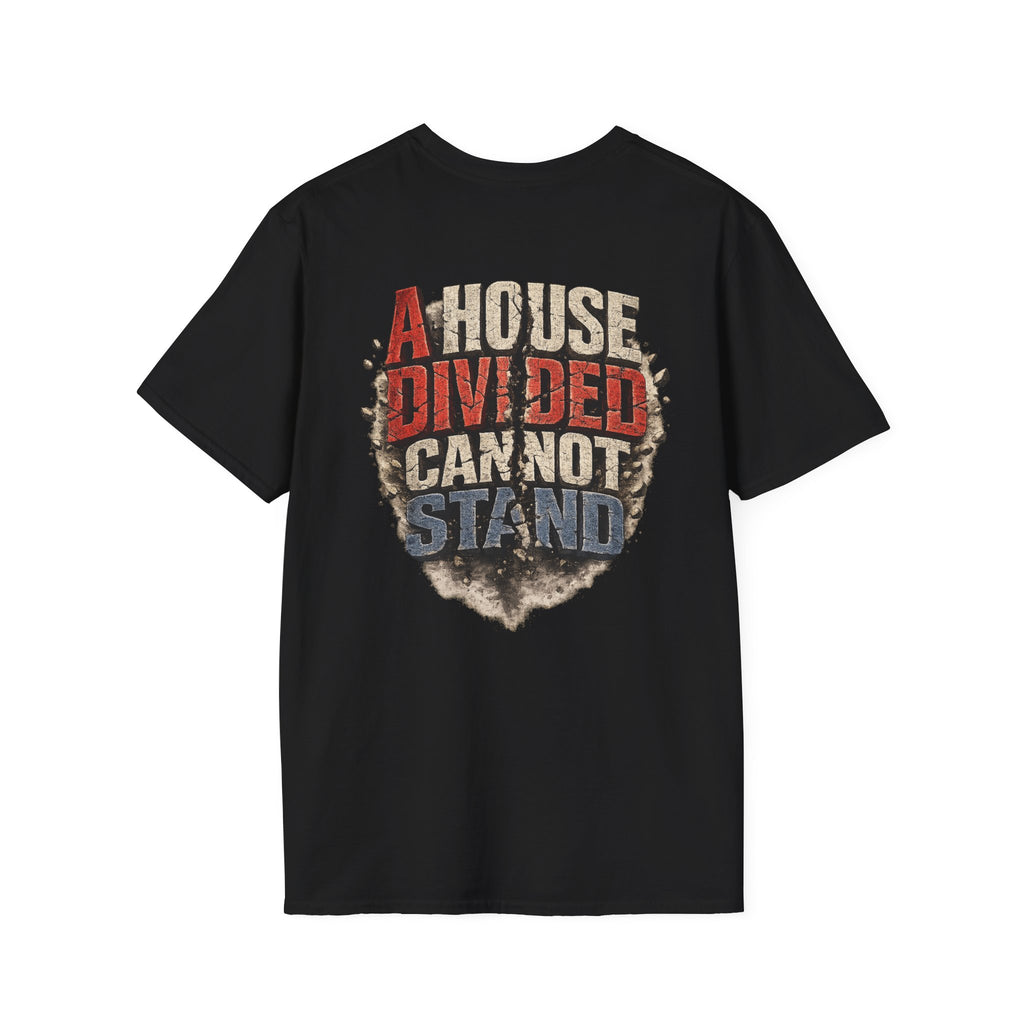 Patriotic Raging Grill BBQ T-Shirt — Small Chest Logo, 4th of July Cookout Tee