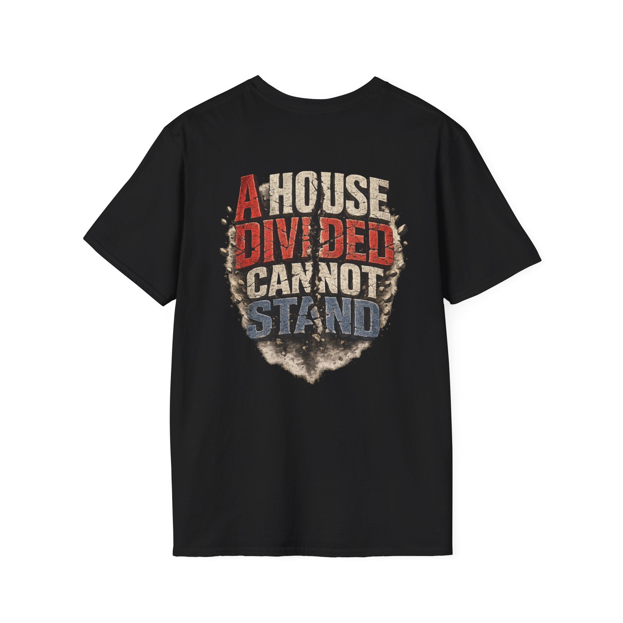 Patriotic Raging Grill BBQ T-Shirt — Small Chest Logo, 4th of July Cookout Tee