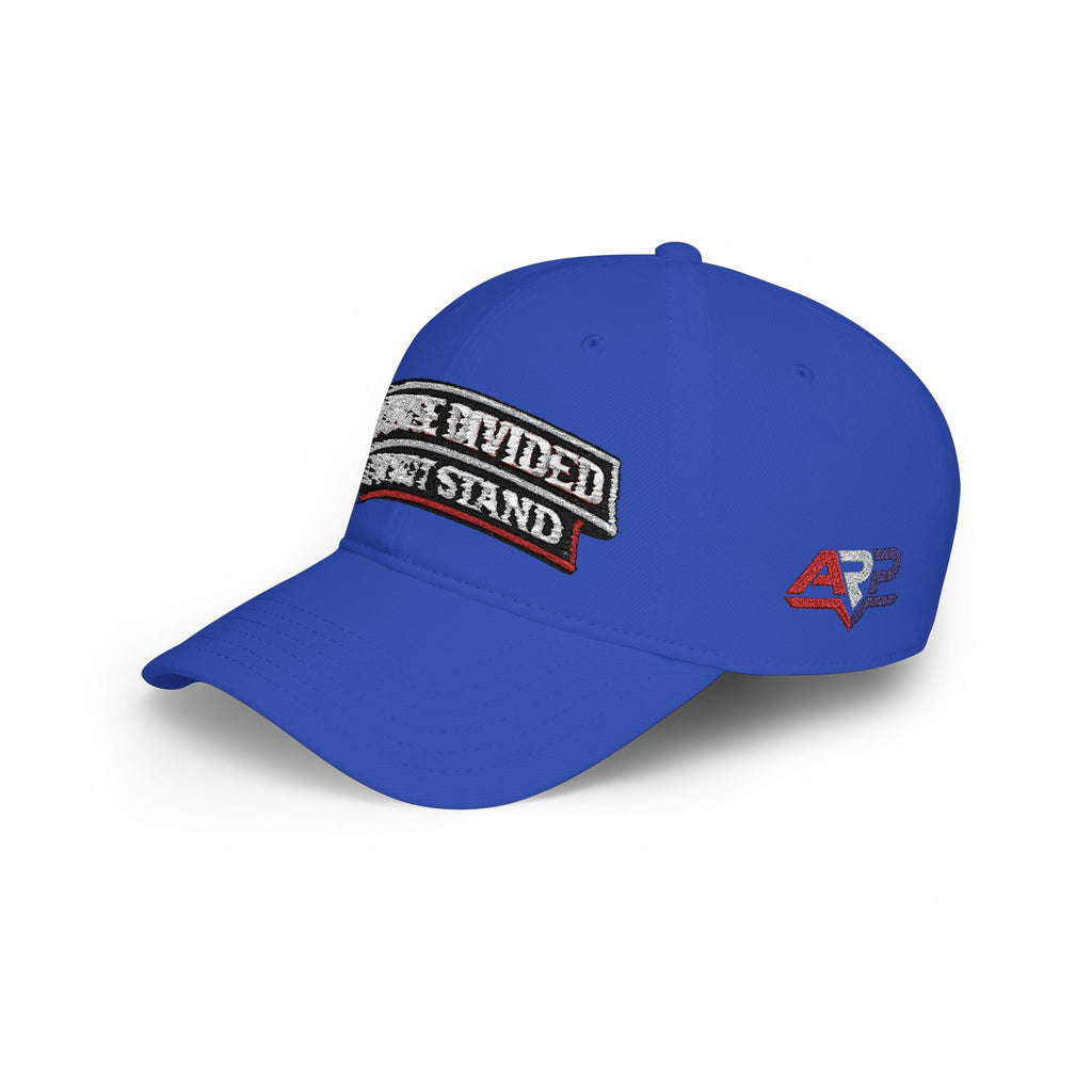 Baseball Cap — "A House Divided Can Not Stand" Embroidered Patch Hat