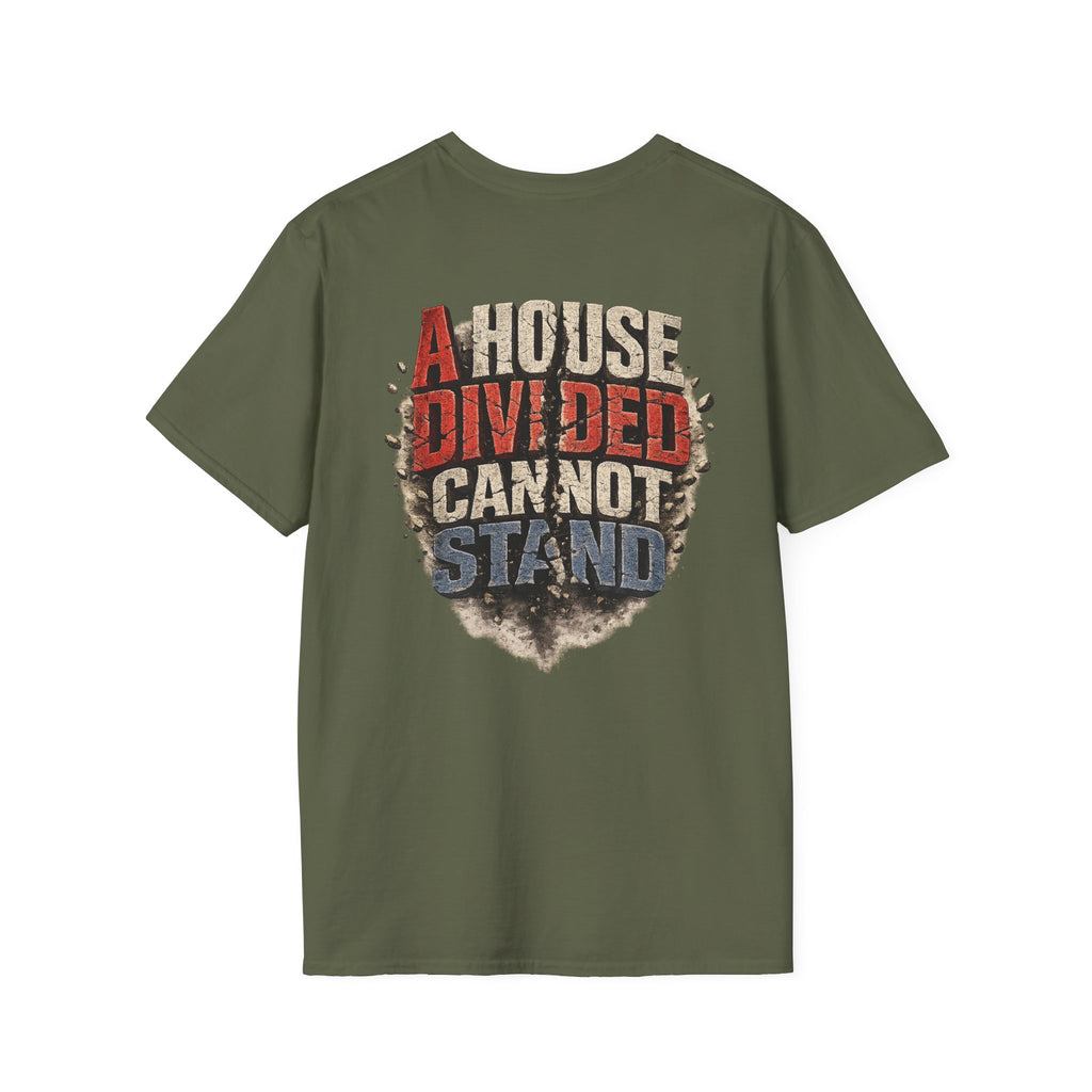 Patriotic Raging Grill BBQ T-Shirt — Small Chest Logo, 4th of July Cookout Tee