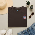 Patriotic Raging Grill BBQ T-Shirt — Small Chest Logo, 4th of July Cookout Tee