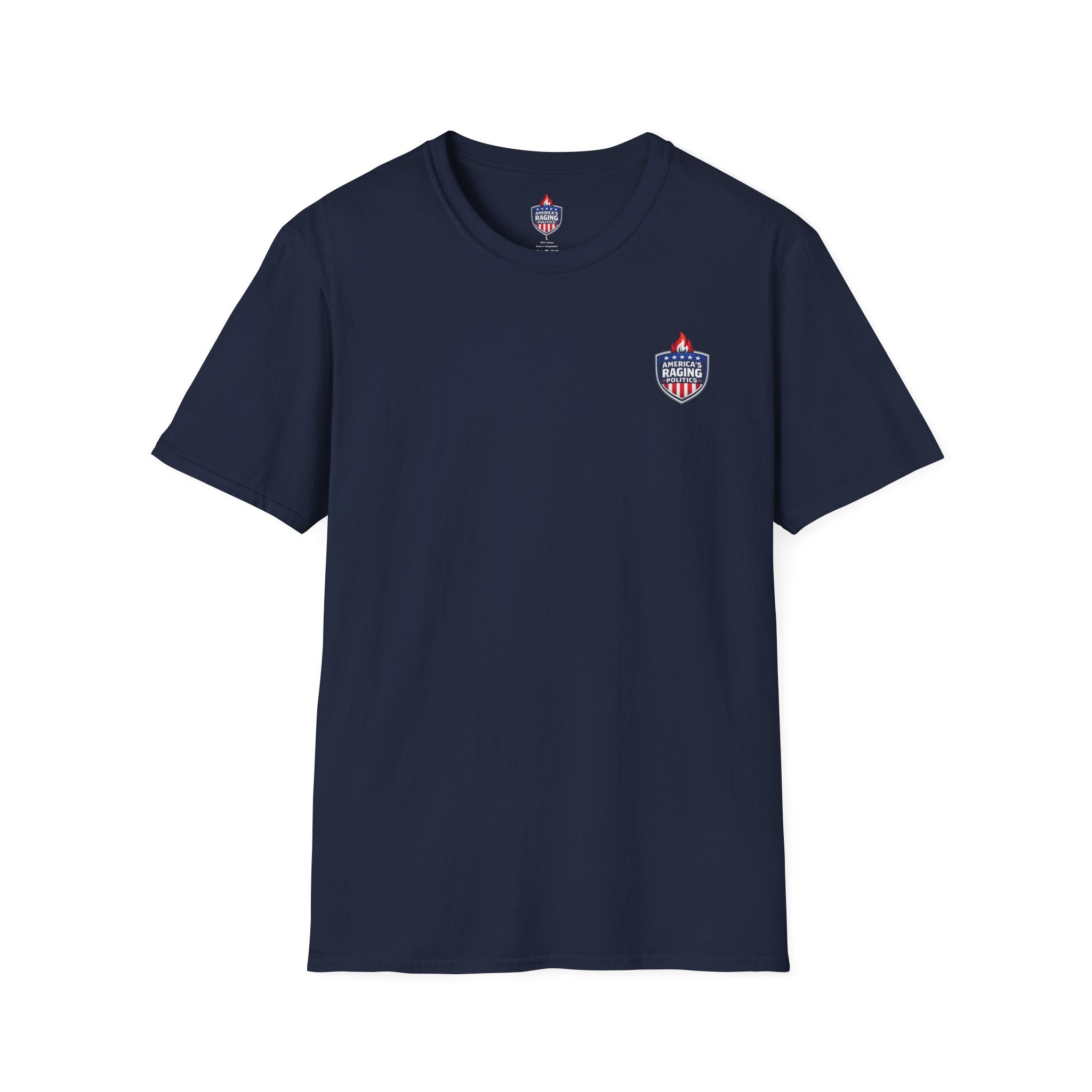 America's Raging Politics™ | Pledge of Allegiance Patriotic Graphic Tee | Gildan Softstyle