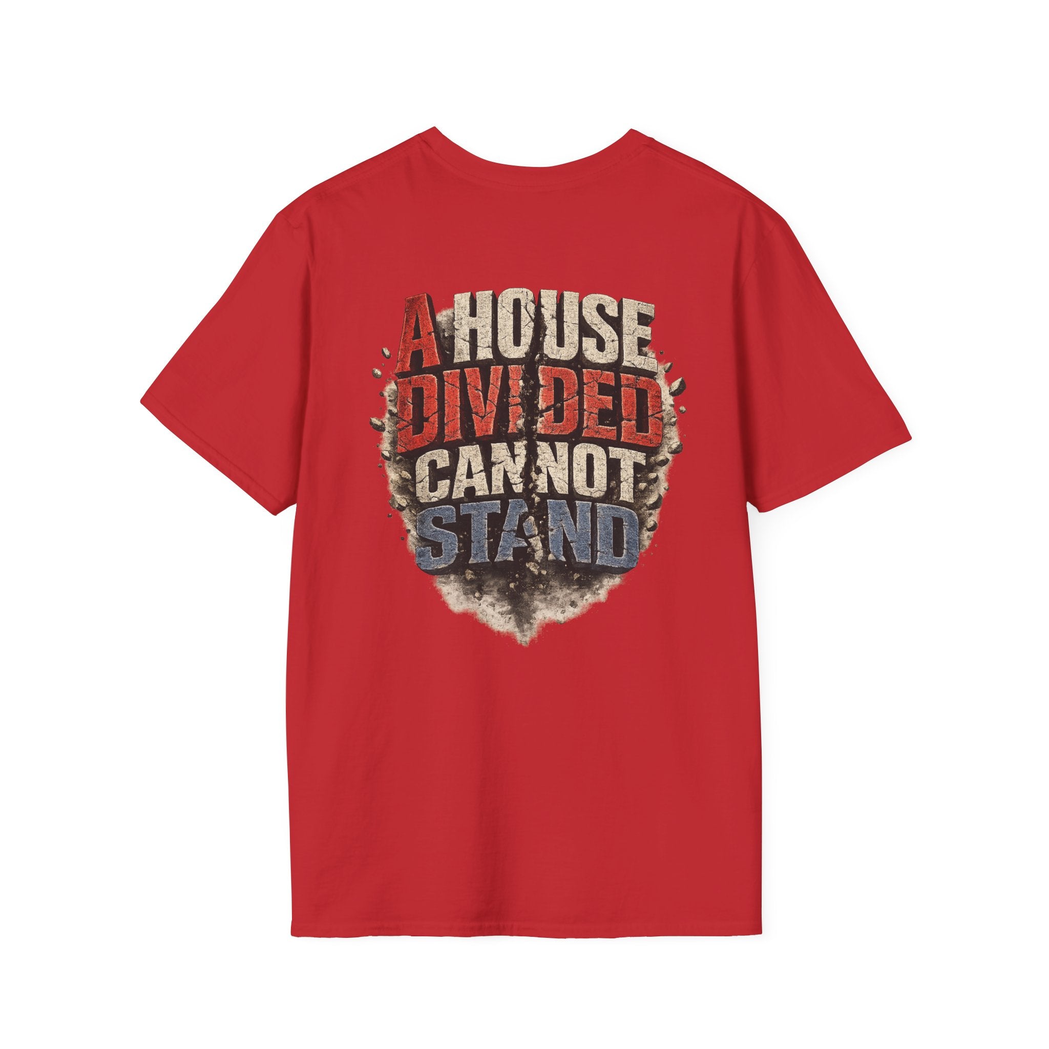 Patriotic Raging Grill BBQ T-Shirt — Small Chest Logo, 4th of July Cookout Tee