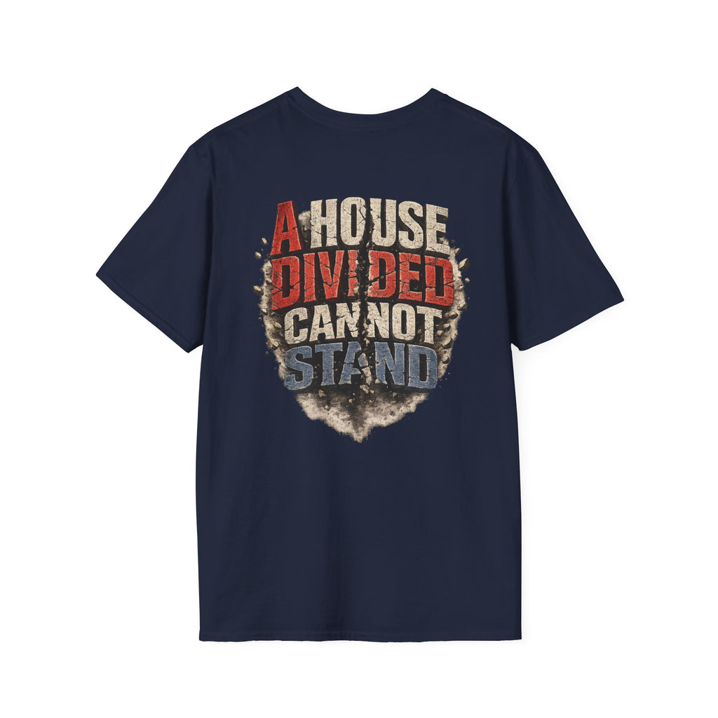 Patriotic Raging Grill BBQ T-Shirt — Small Chest Logo, 4th of July Cookout Tee