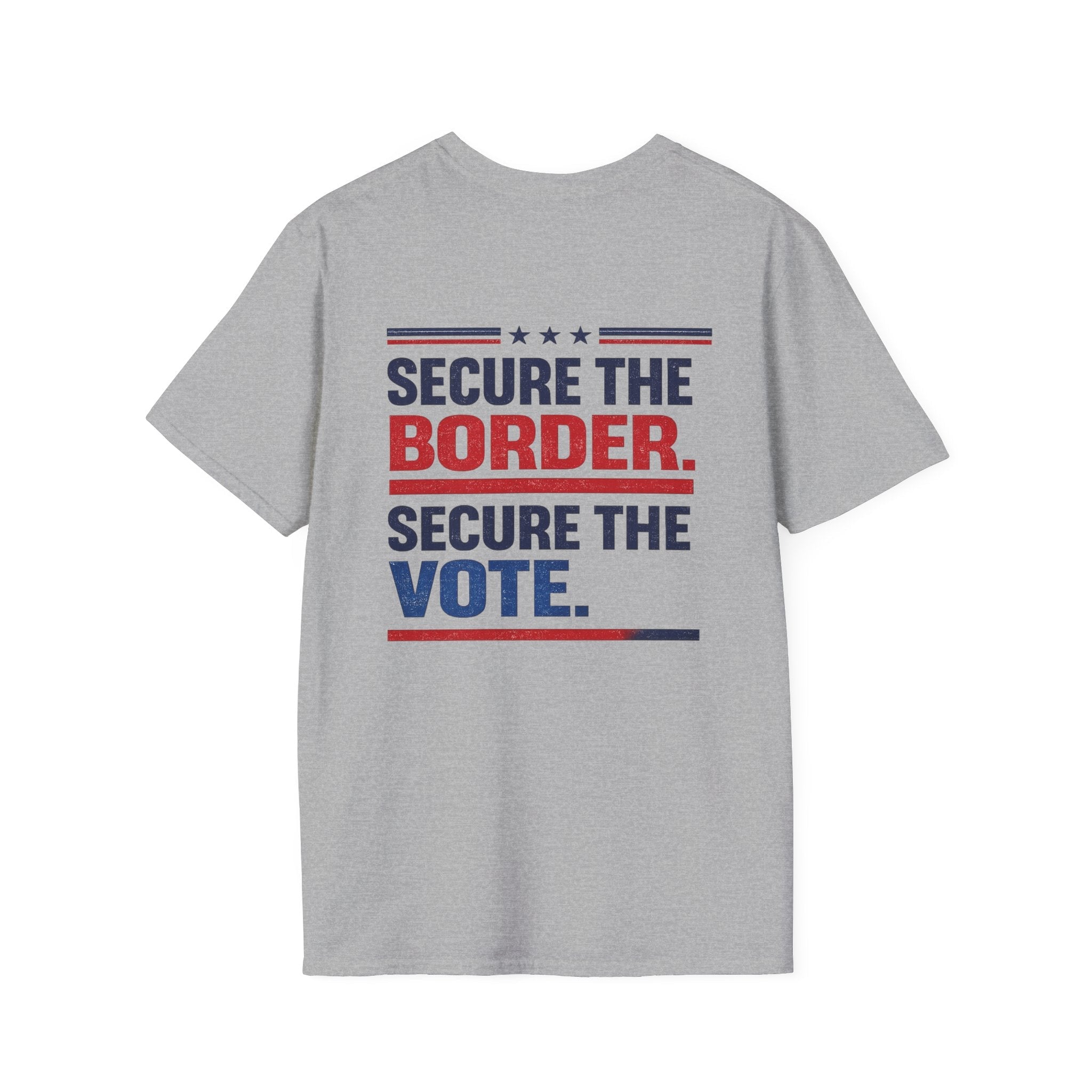 Secure the Border. Secure the Vote. T-Shirt - Americas RAGING Politics