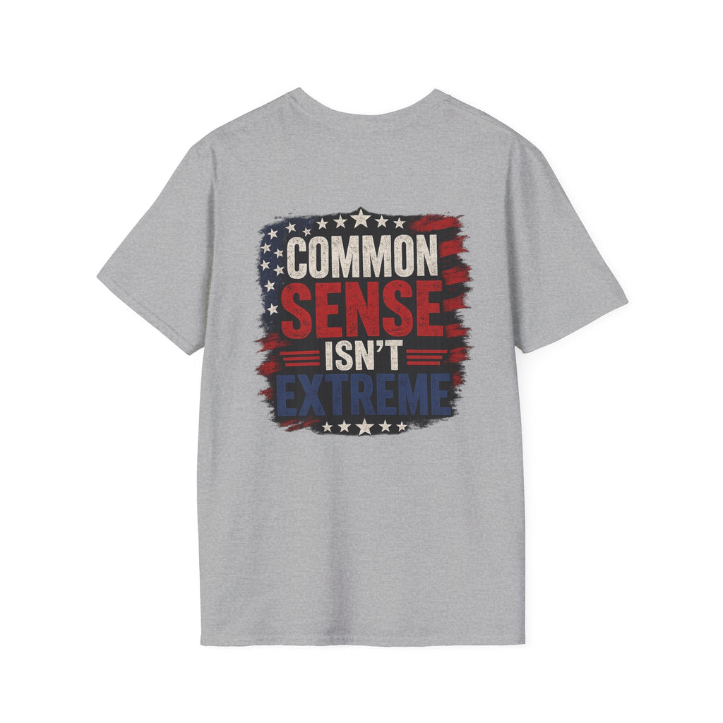 Common Sense Isn’t Extreme American Flag T-Shirt — Patriotic Tee - Americas RAGING Politics