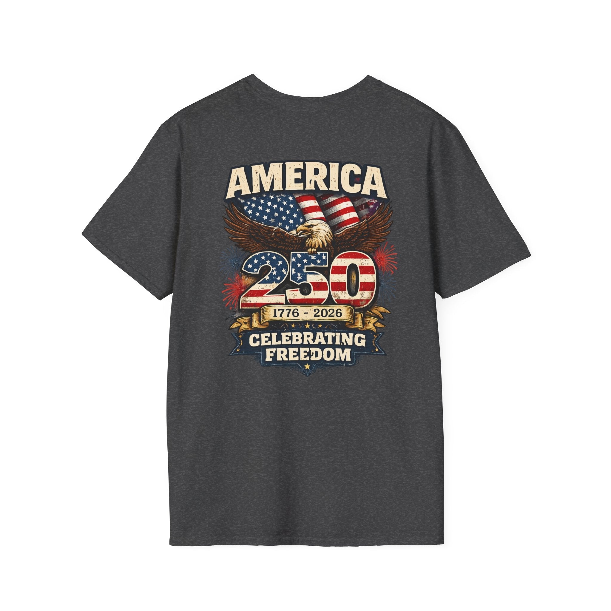 America 250 Patriotic Eagle T-Shirt — Celebrating Freedom 1776–2026 - Americas RAGING Politics