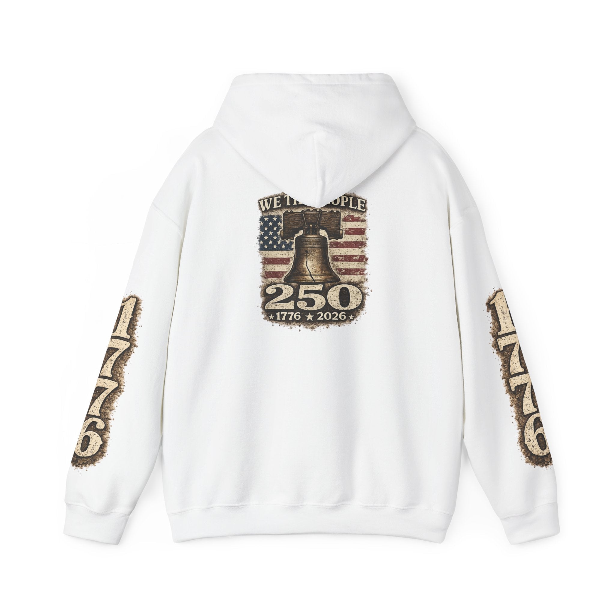 Liberty Bell 250th Anniversary Hoodie – "We the People" Patriotic 1776–2026 - Americas RAGING Politics
