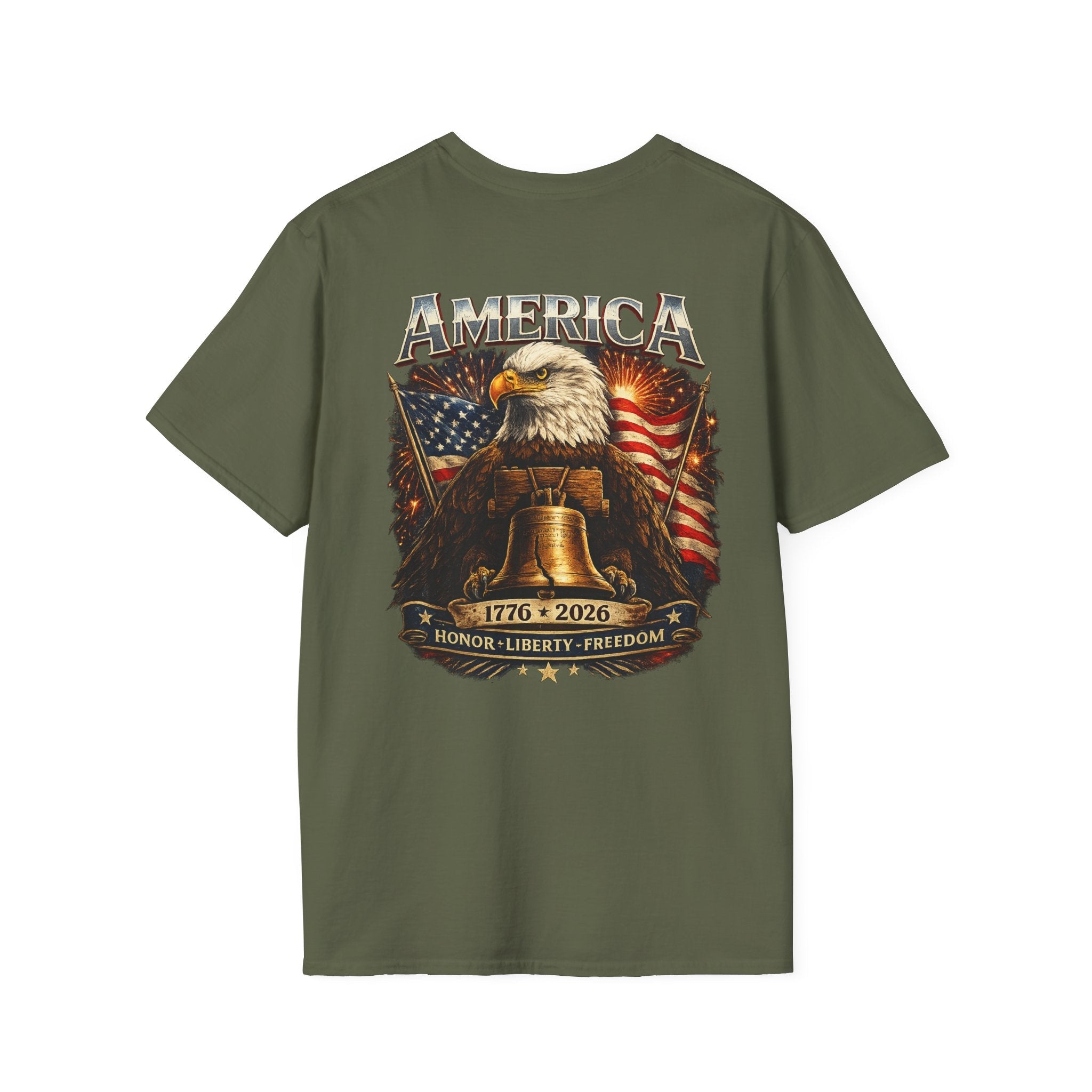 America 250 Patriotic T-Shirt - Americas RAGING Politics