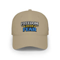 Freedom Over Fear Embroidered Baseball Cap - Americas RAGING Politics