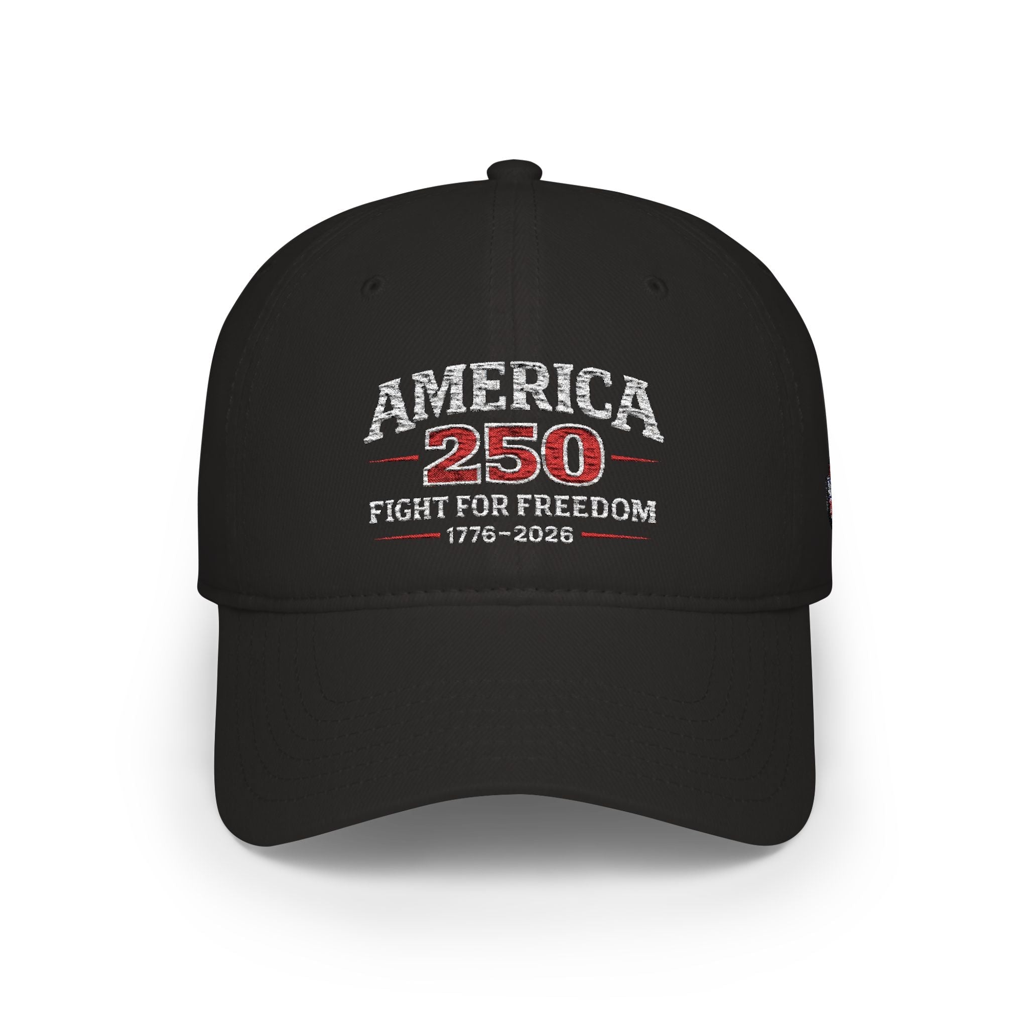 America 250 Low Profile Baseball Cap – Fight for Freedom 1776–2026 - Americas RAGING Politics