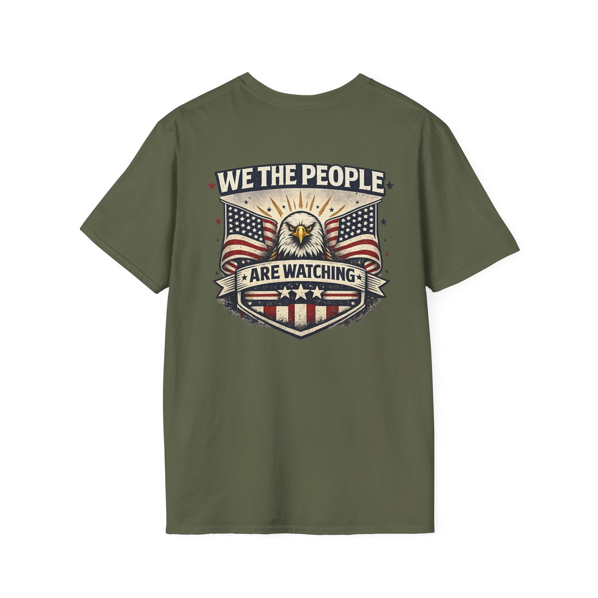 We The People Are Watching – Patriotic Political T-Shirt 🇺🇸 - Americas RAGING Politics