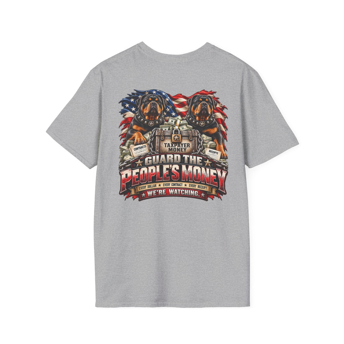 Guard the People’s Money – Taxpayer Watchdog Political T-Shirt - Americas RAGING Politics