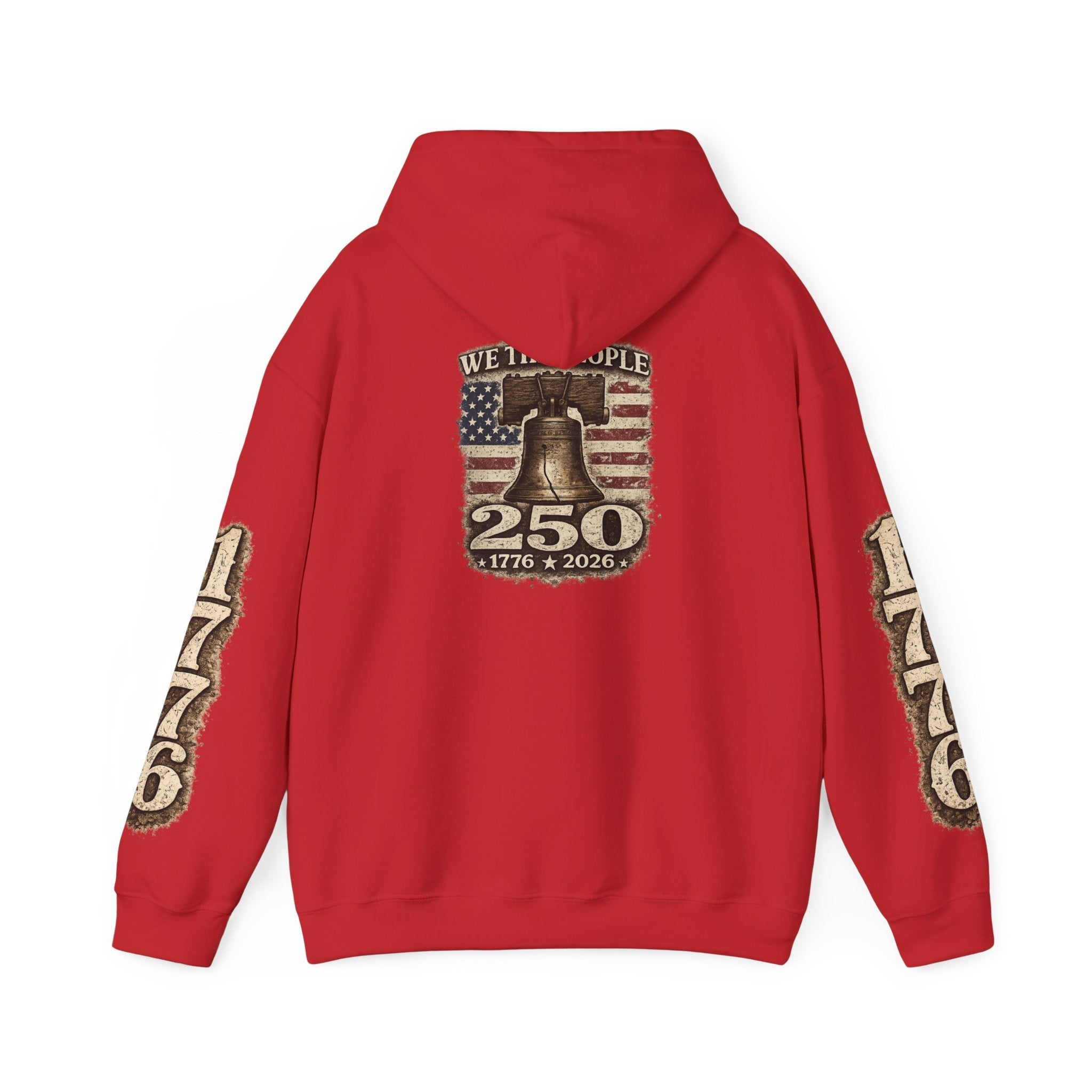 Liberty Bell 250th Anniversary Hoodie – "We the People" Patriotic 1776–2026 - Americas RAGING Politics
