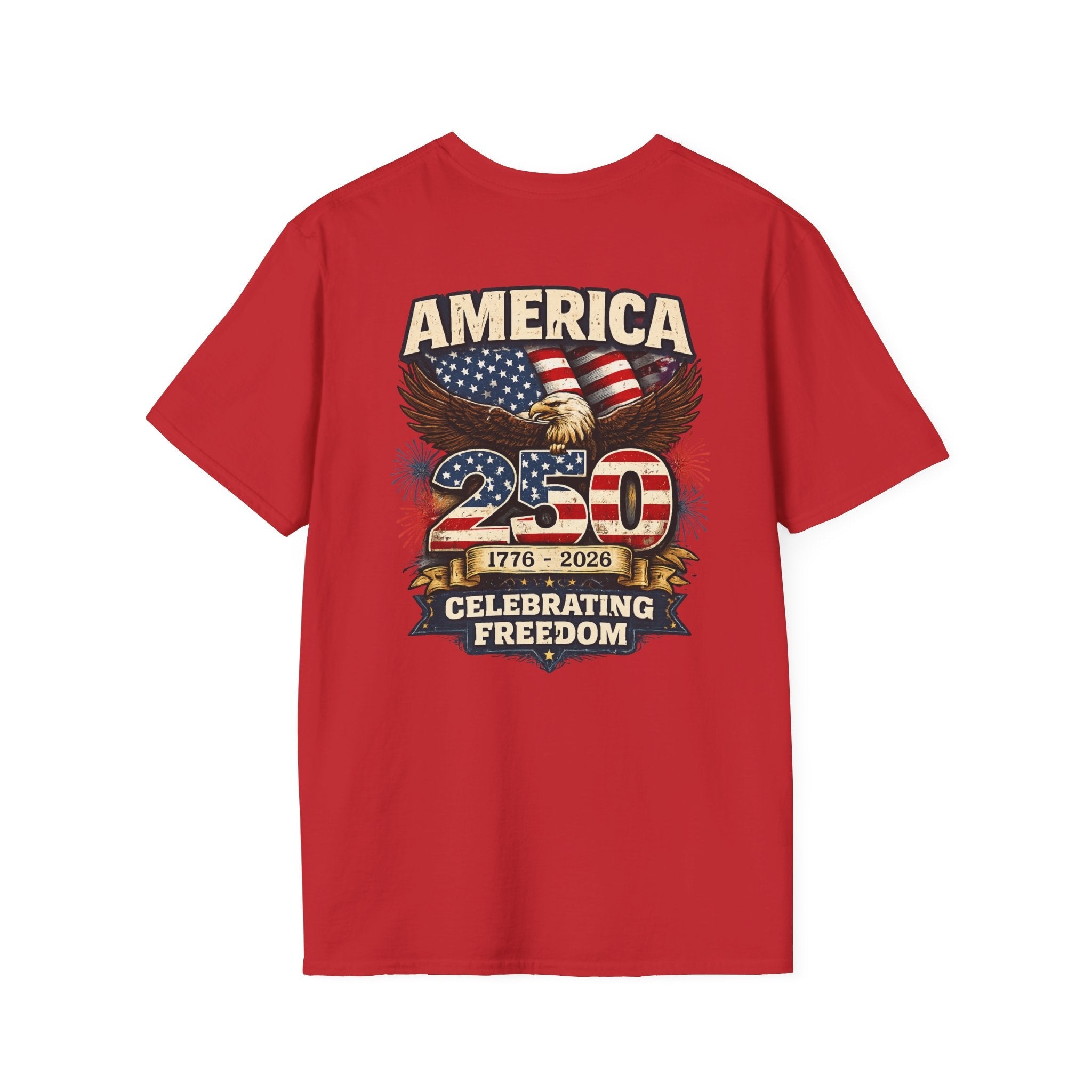 America 250 Patriotic Eagle T-Shirt — Celebrating Freedom 1776–2026 - Americas RAGING Politics