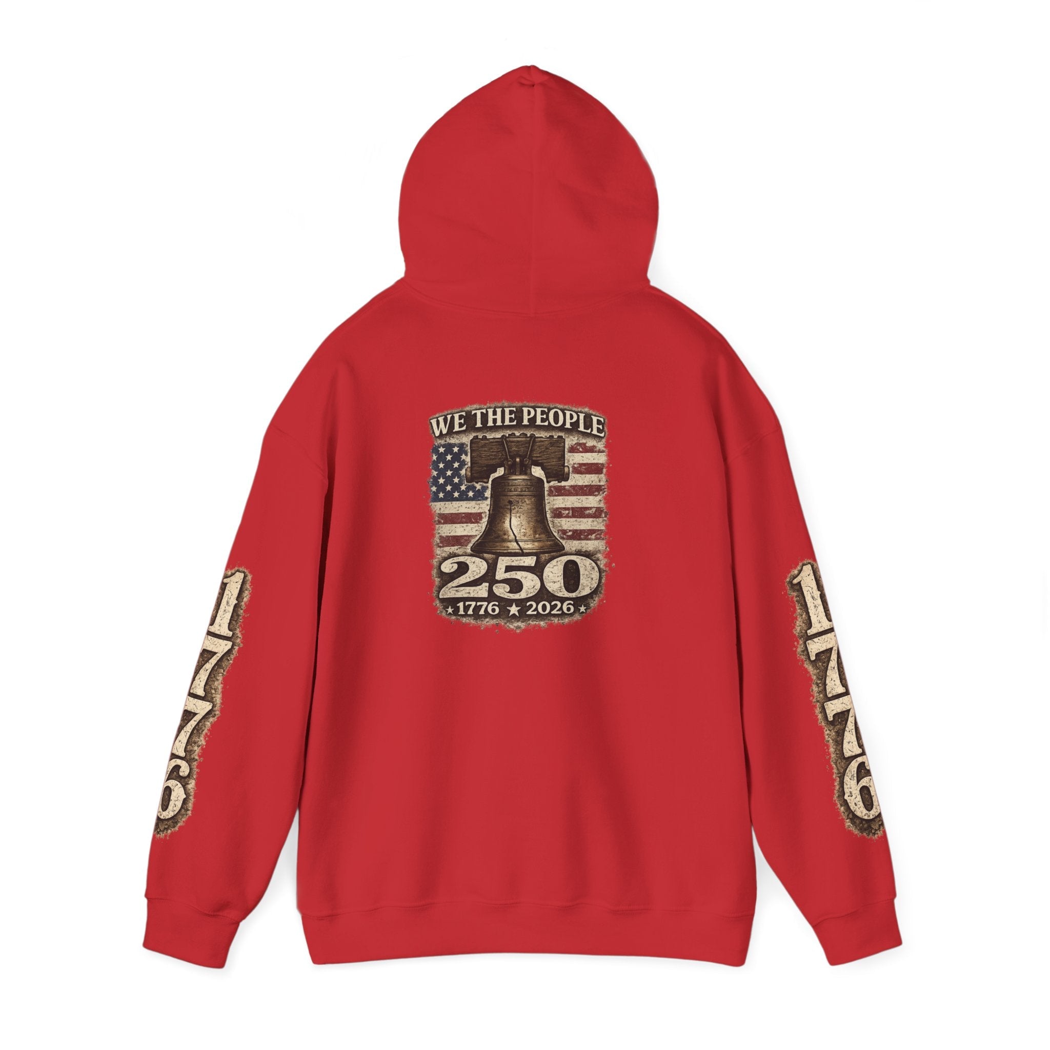 Liberty Bell 250th Anniversary Hoodie – "We the People" Patriotic 1776–2026 - Americas RAGING Politics