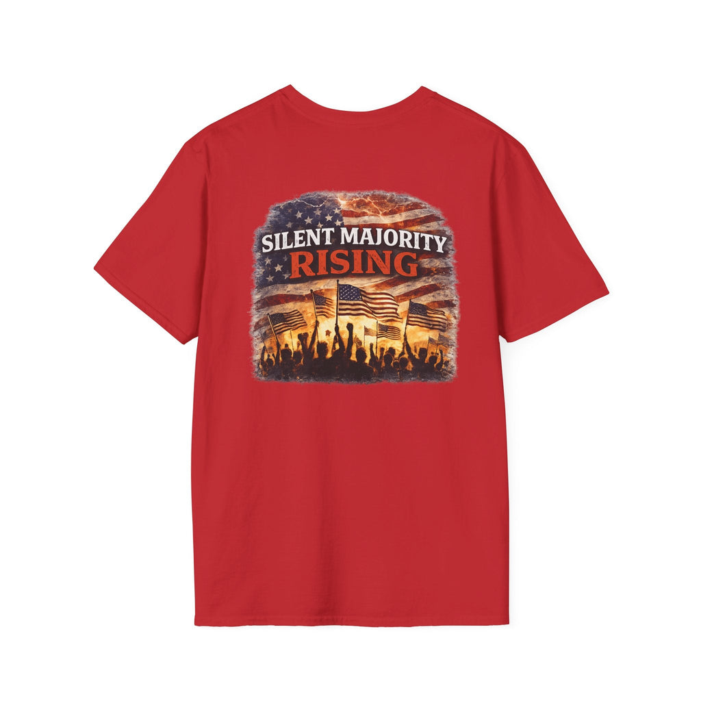 Silent Majority Rising – Patriotic Political T-Shirt 🇺🇸 - Americas RAGING Politics