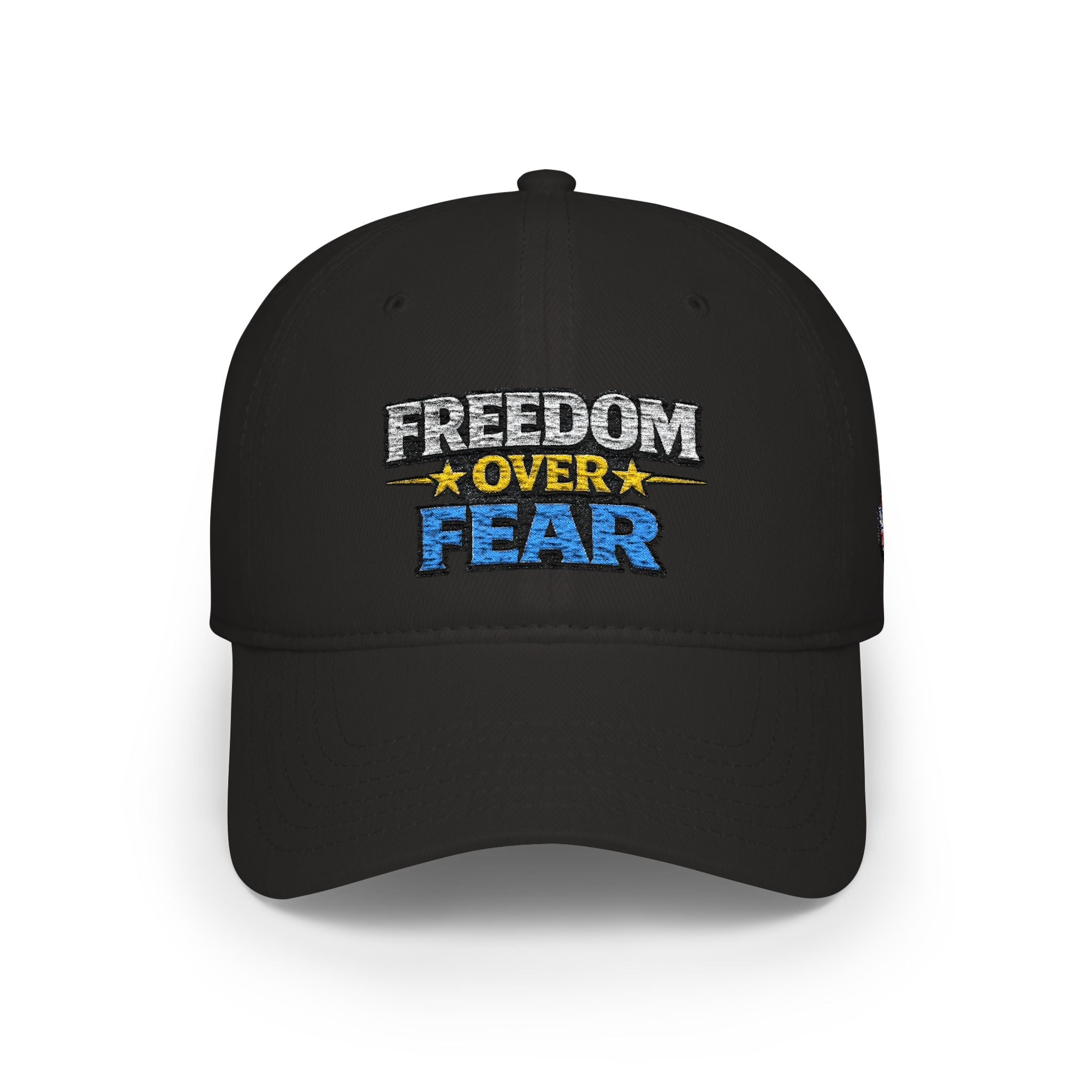 Freedom Over Fear Embroidered Baseball Cap - Americas RAGING Politics