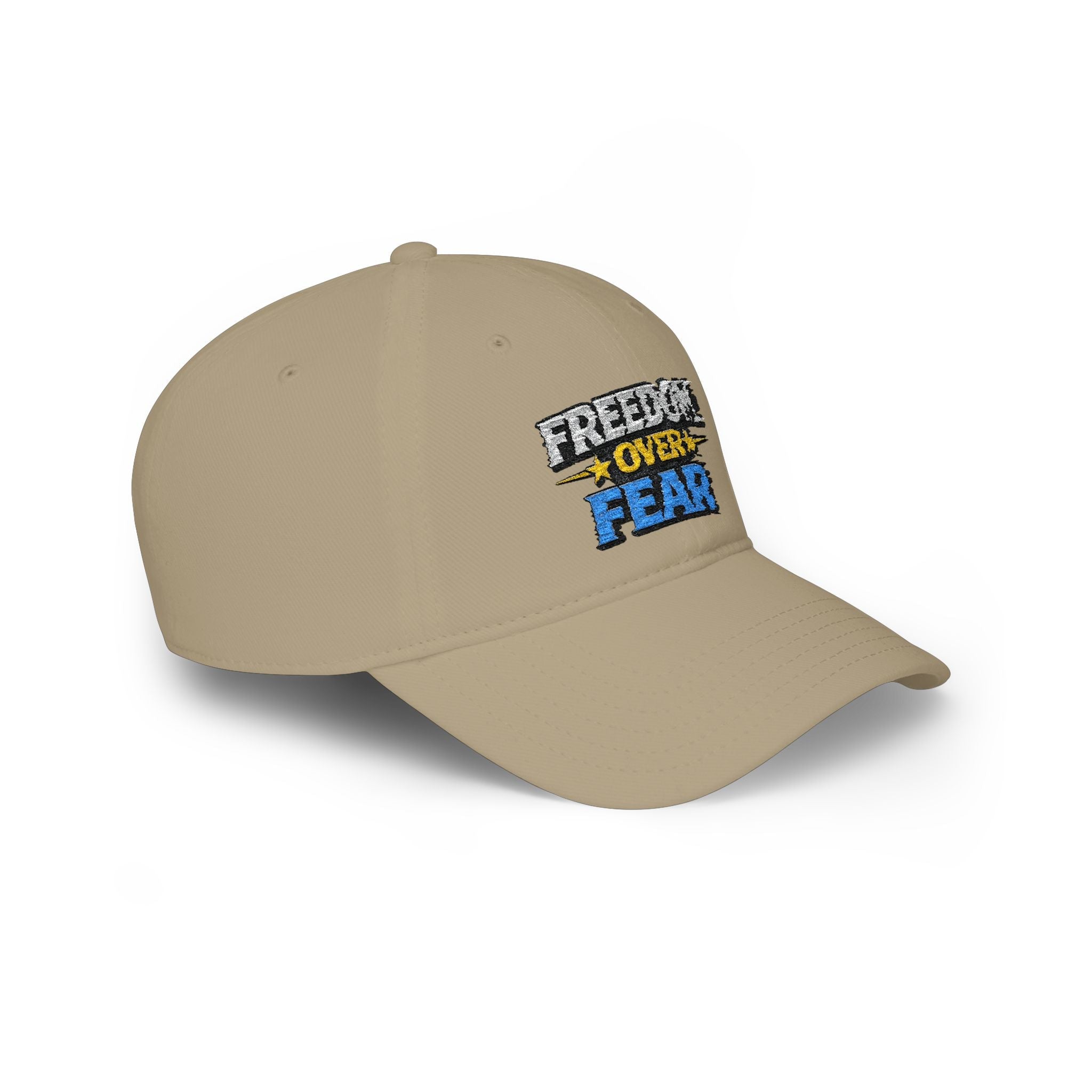 Freedom Over Fear Embroidered Baseball Cap - Americas RAGING Politics