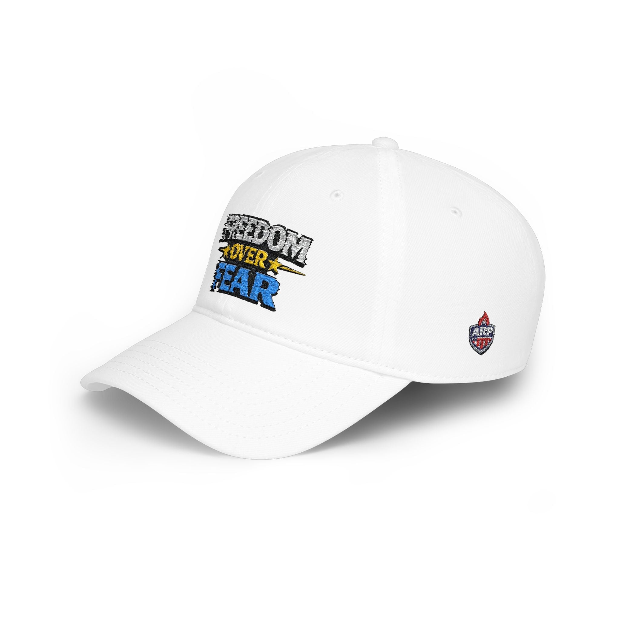 Freedom Over Fear Embroidered Baseball Cap - Americas RAGING Politics