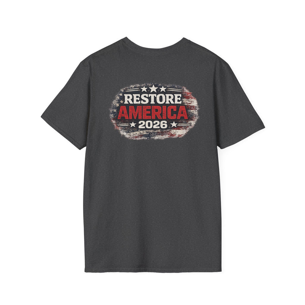 Unisex Softstyle T-Shirt - Americas RAGING Politics