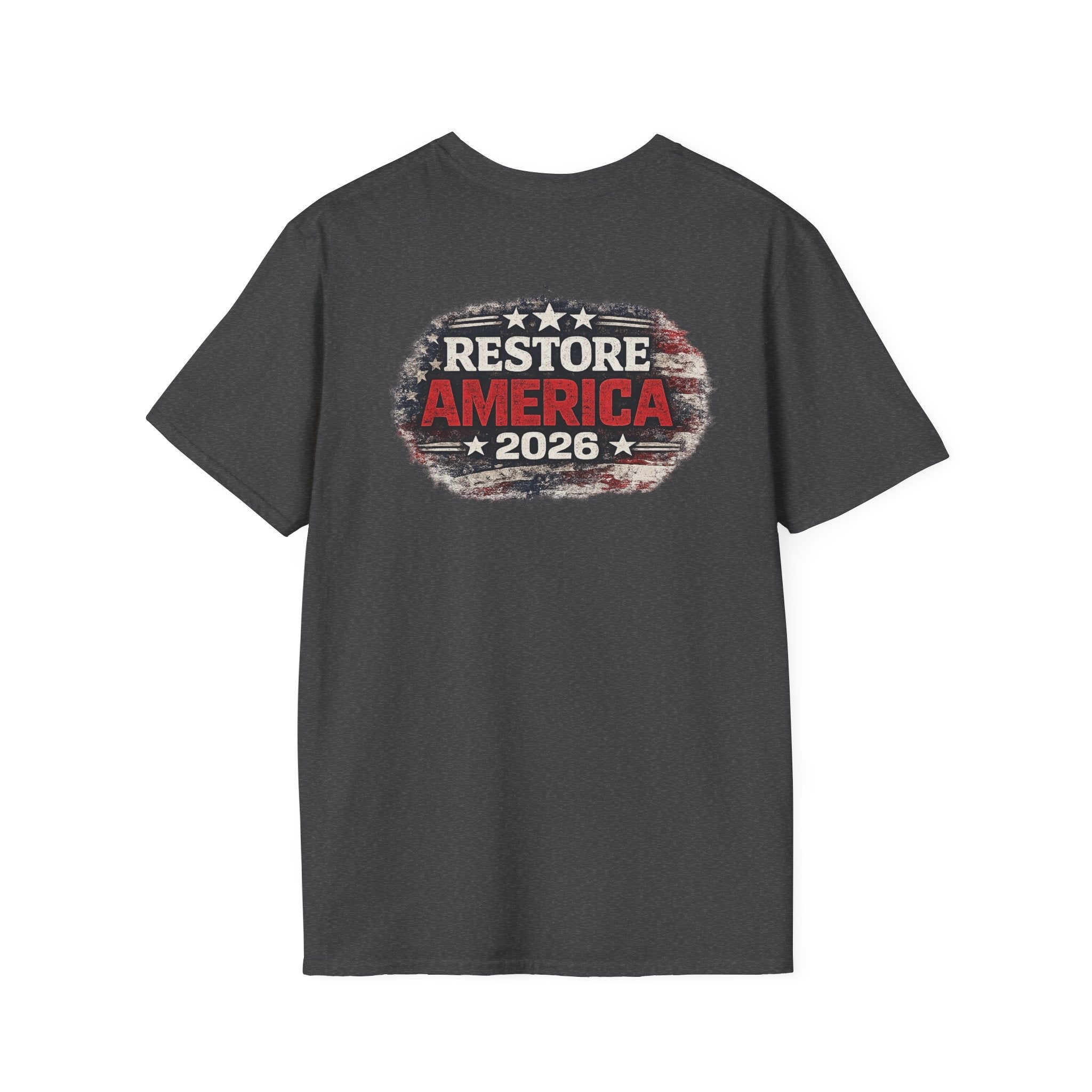 Unisex Softstyle T-Shirt - Americas RAGING Politics