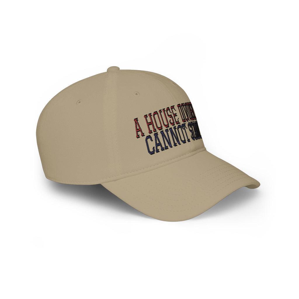 A House Divided Cannot Stand | Embroidered Patriotic Hat - Americas RAGING Politics