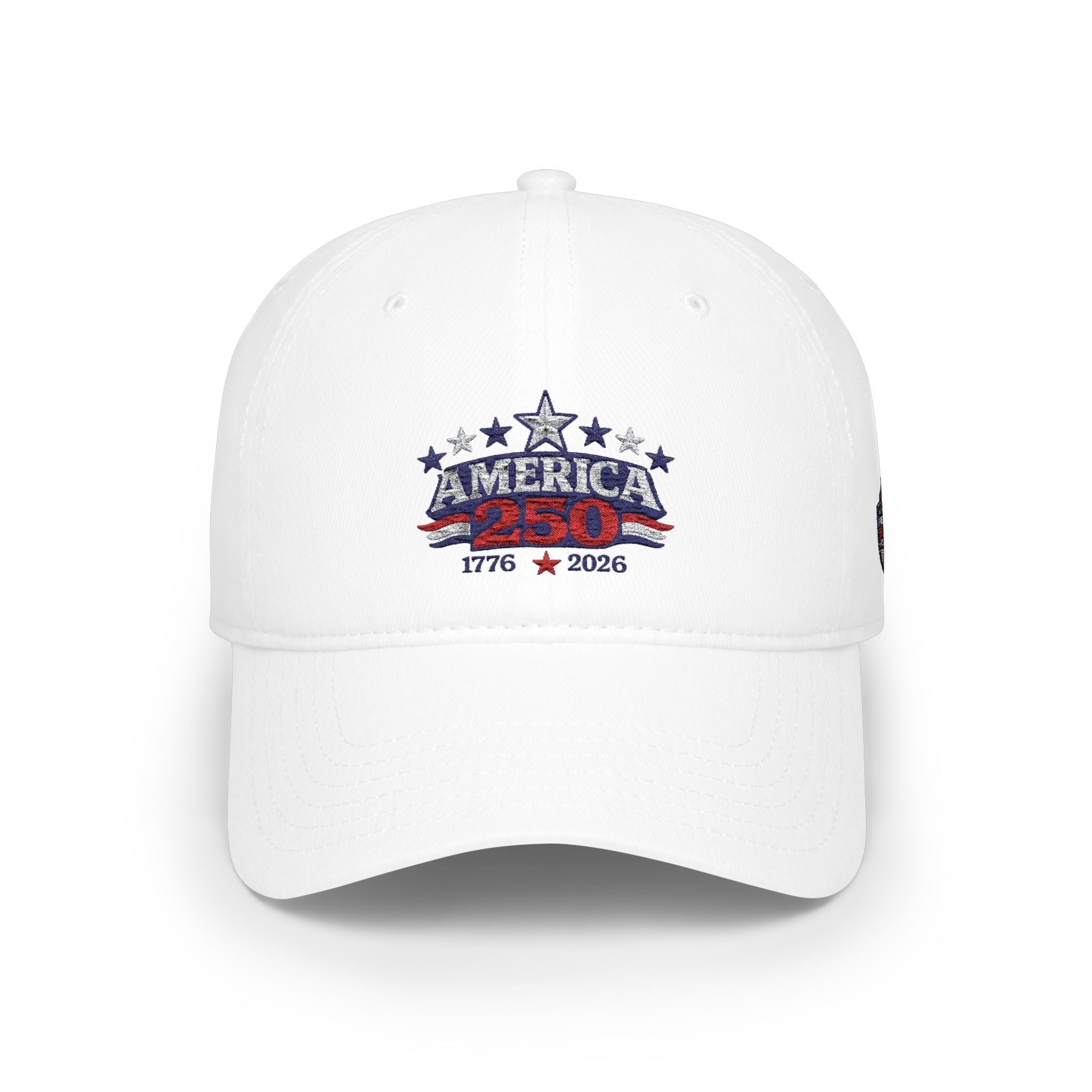 America 250 Embroidered Baseball Cap - Americas RAGING Politics