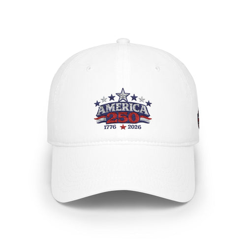America 250 Embroidered Baseball Cap - Americas RAGING Politics