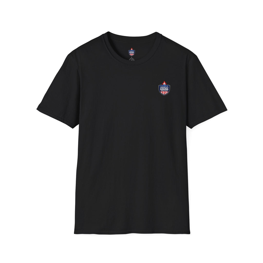 Trump 45 & 47 Patriotic T-Shirt — American Flag Eagle Graphic - Americas RAGING Politics
