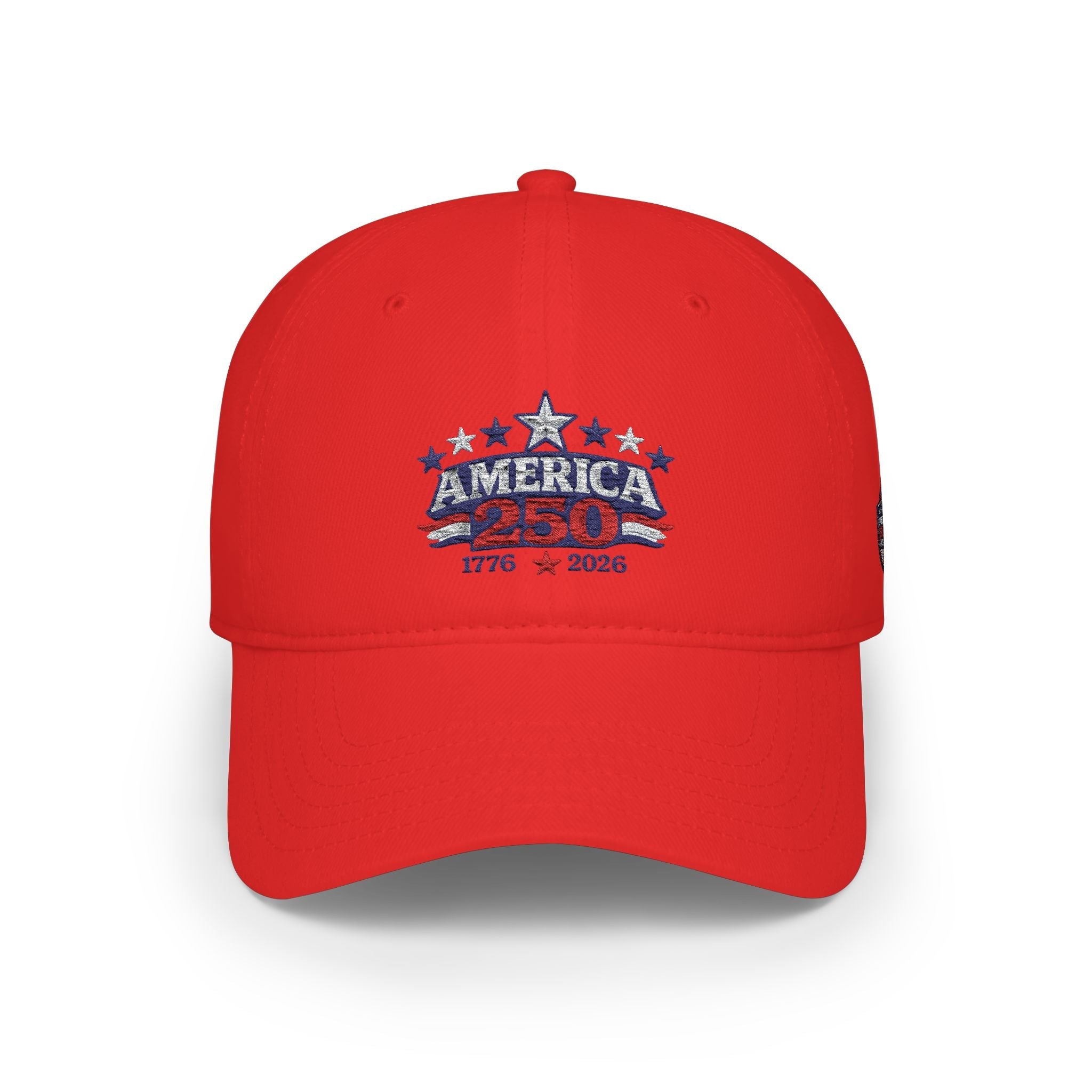 America 250 Embroidered Baseball Cap - Americas RAGING Politics
