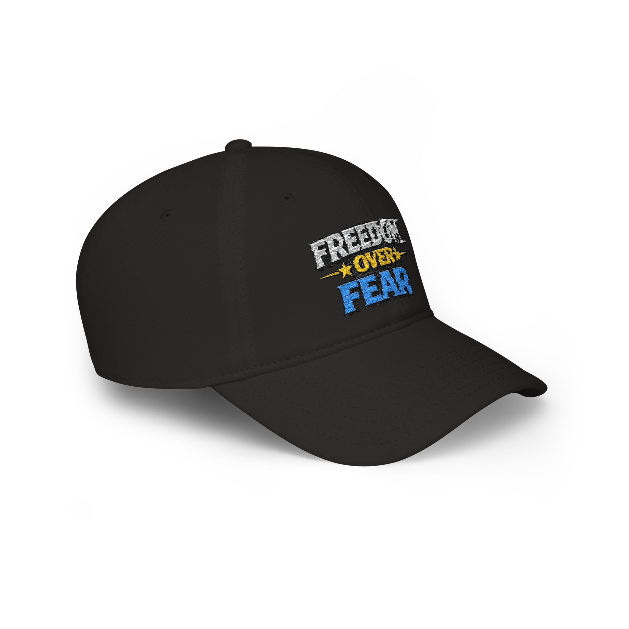 Freedom Over Fear Embroidered Baseball Cap - Americas RAGING Politics