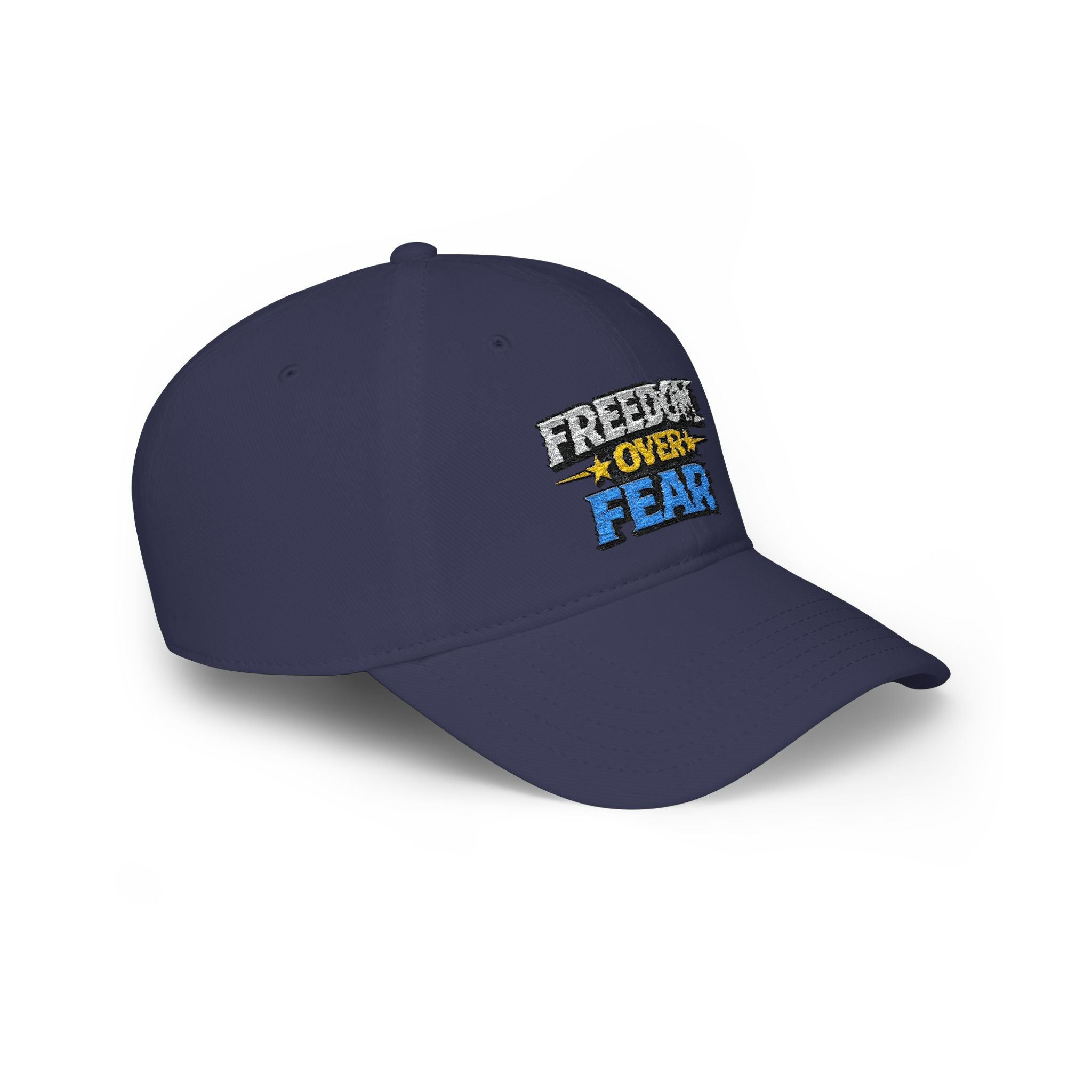 Freedom Over Fear Embroidered Baseball Cap - Americas RAGING Politics