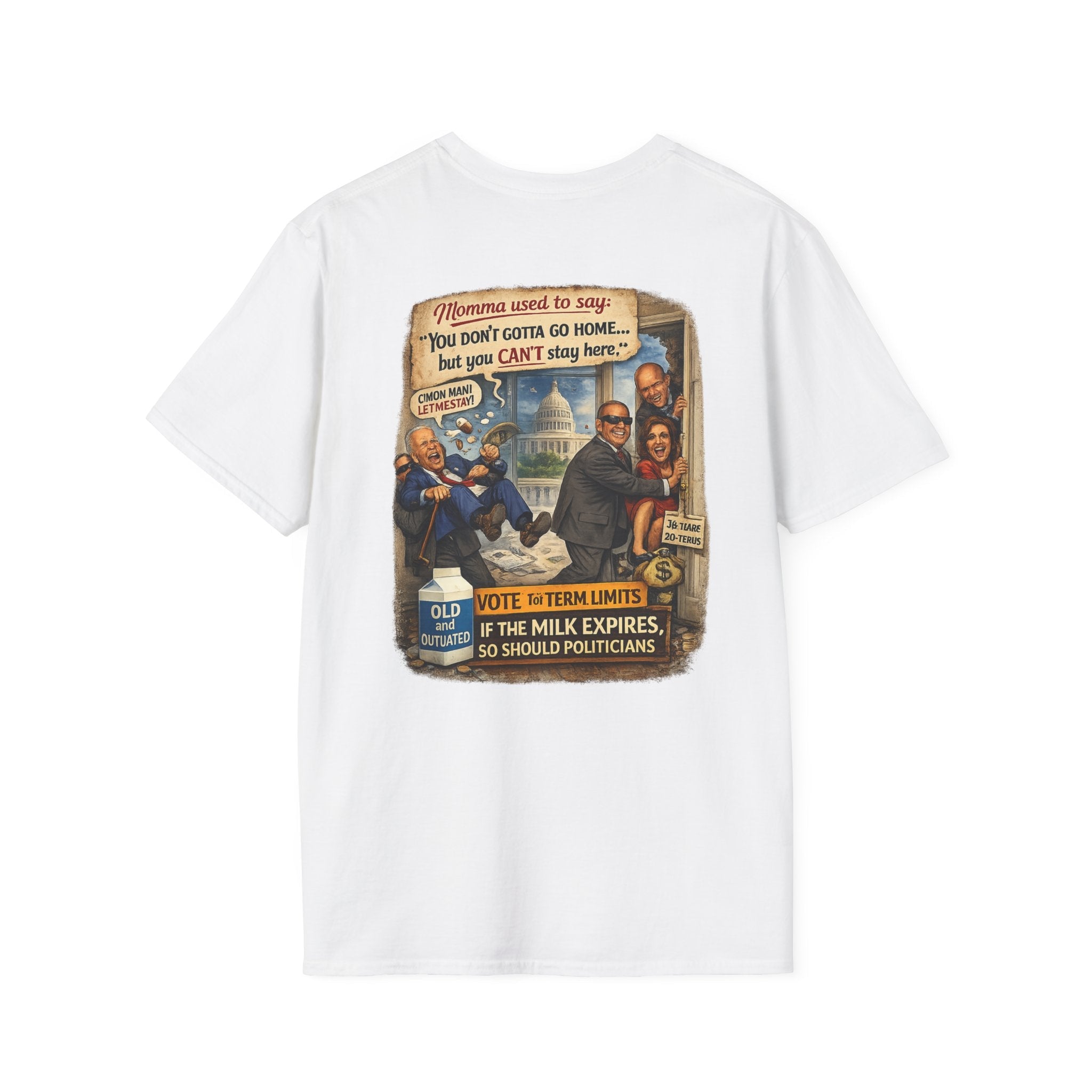 T-Shirt — 'Vote in Term Limits' Political Vintage Campaign Graphic - Americas RAGING Politics