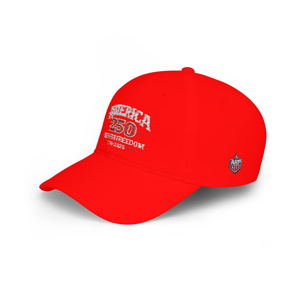 America 250 Low Profile Baseball Cap – Fight for Freedom 1776–2026 - Americas RAGING Politics
