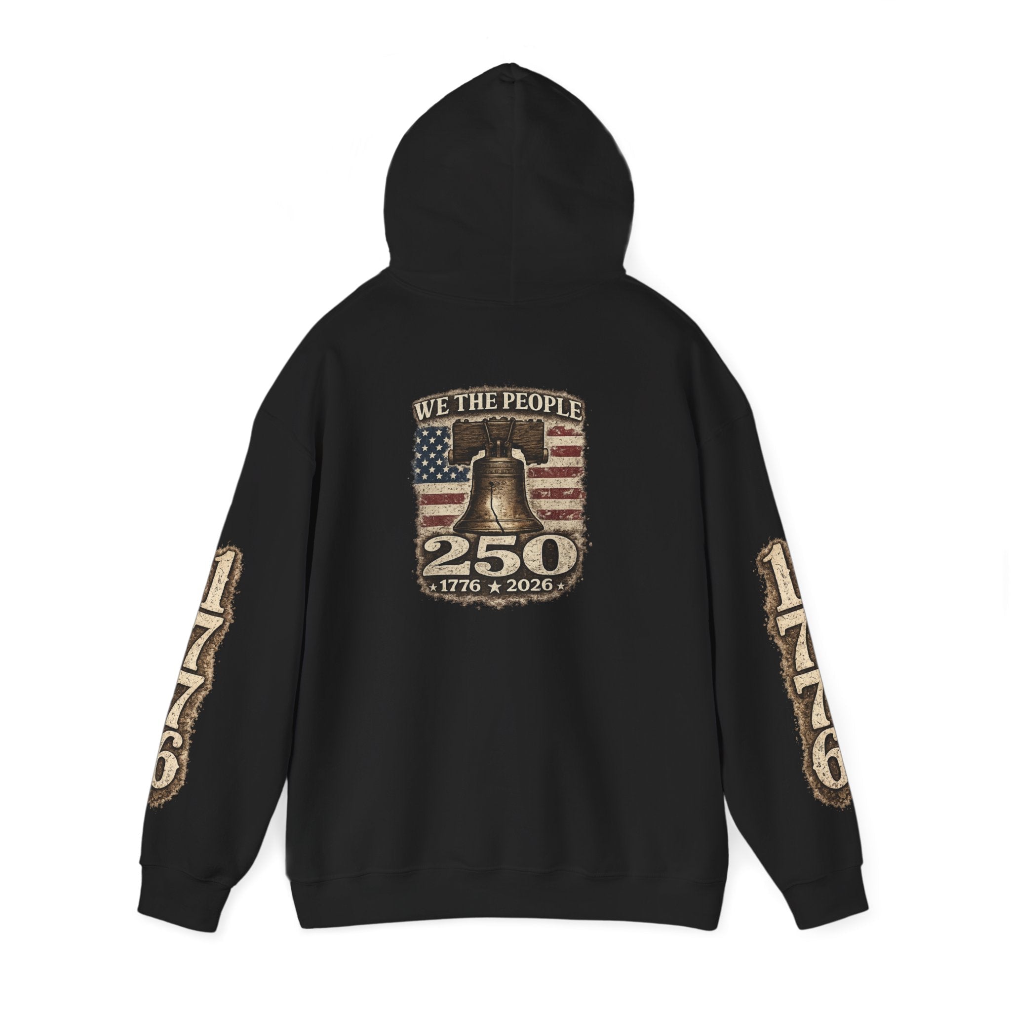 Liberty Bell 250th Anniversary Hoodie – "We the People" Patriotic 1776–2026 - Americas RAGING Politics