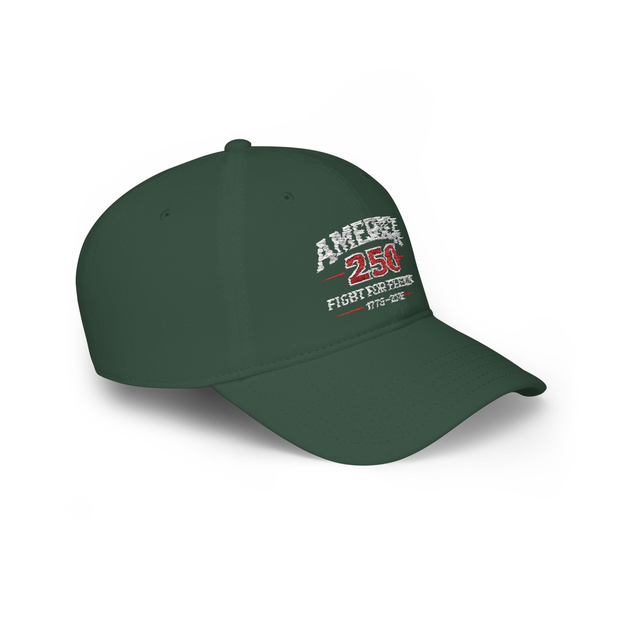 America 250 Low Profile Baseball Cap – Fight for Freedom 1776–2026 - Americas RAGING Politics