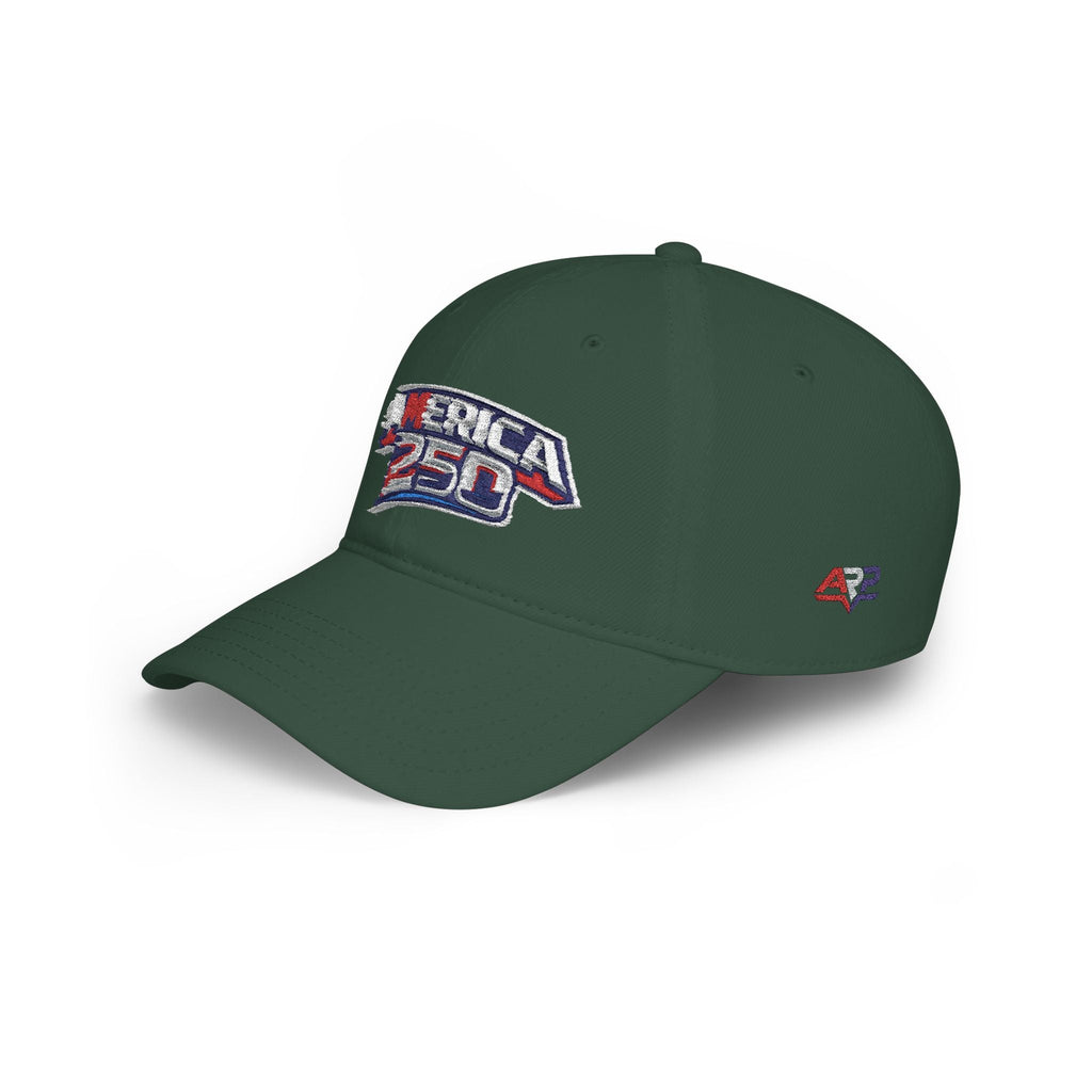 America 250 Low Profile Baseball Cap – Fight for Freedom 1776–2026 - Americas RAGING Politics