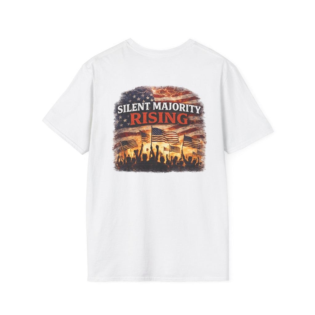 Silent Majority Rising – Patriotic Political T-Shirt 🇺🇸 - Americas RAGING Politics