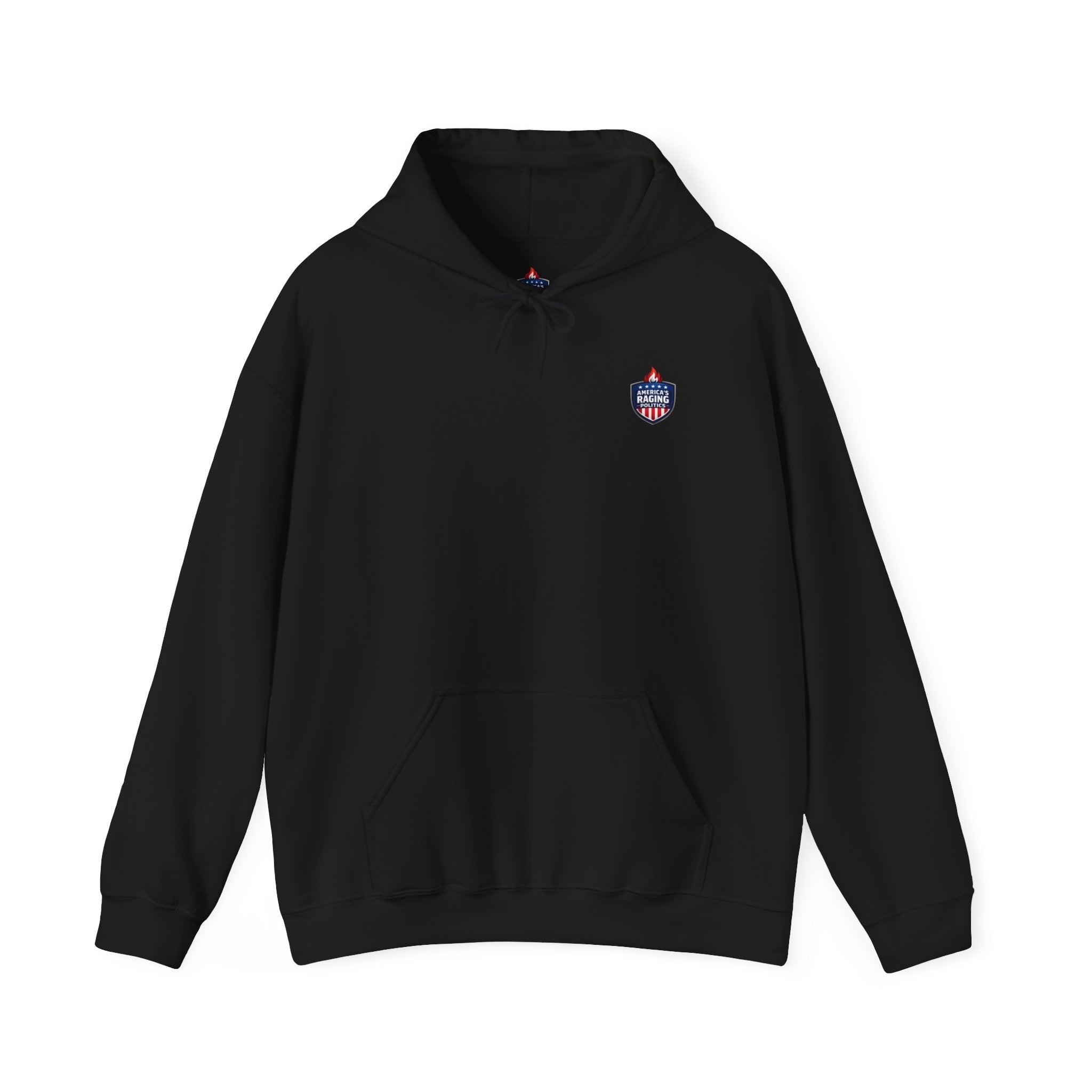 America 250th Anniversary Hoodie – Patriotic Eagle & Flags Sweatshirt - Americas RAGING Politics