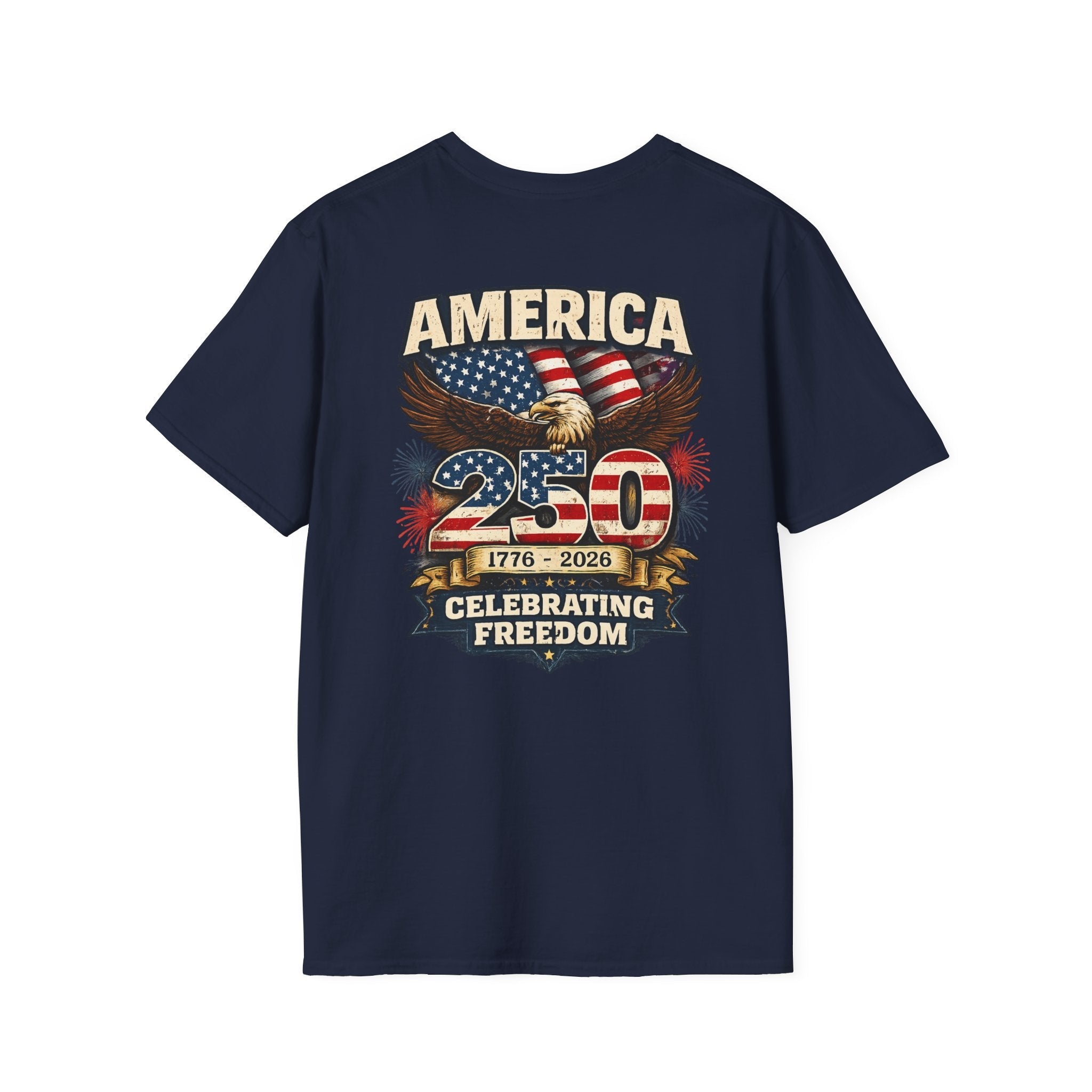America 250 Patriotic Eagle T-Shirt — Celebrating Freedom 1776–2026 - Americas RAGING Politics