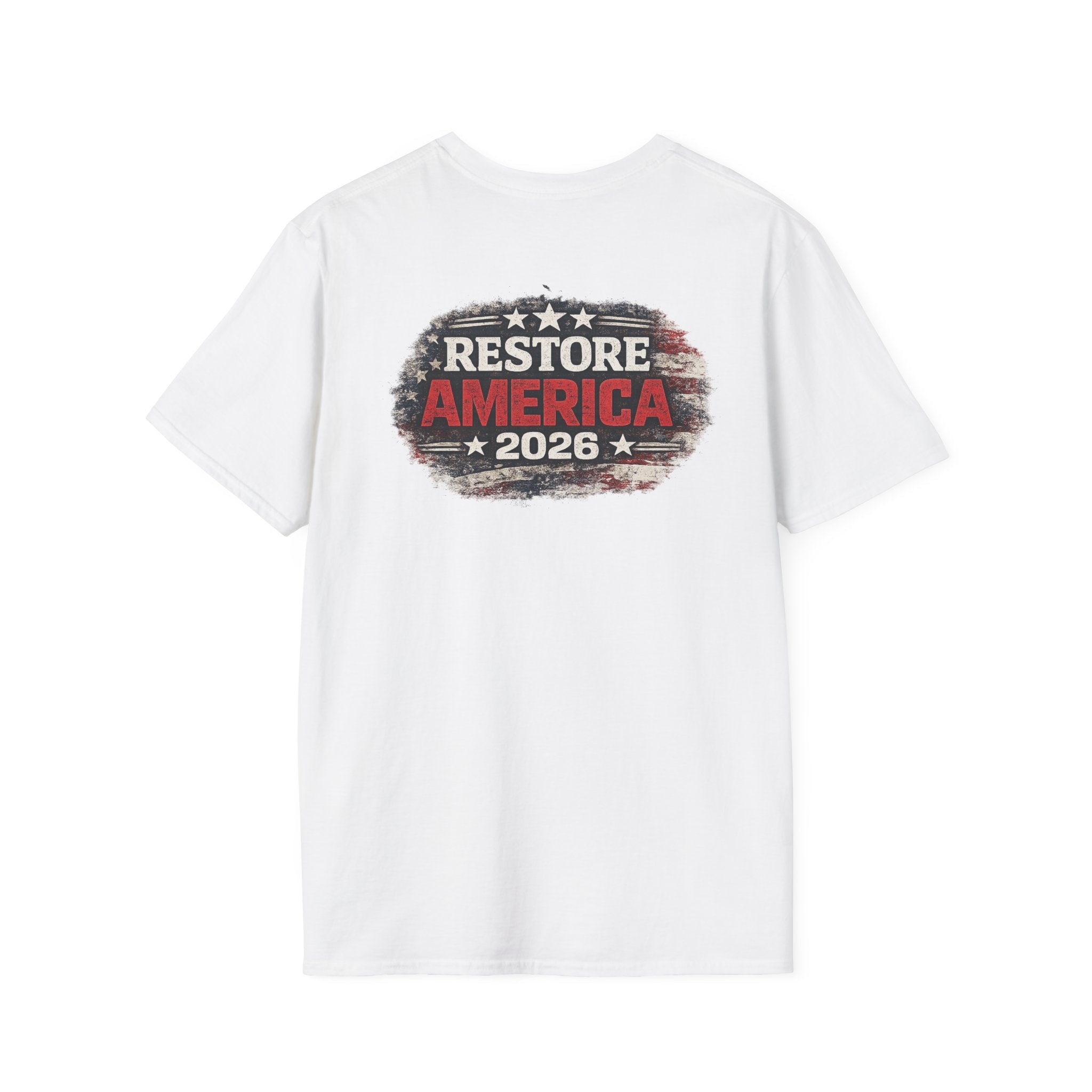 Unisex Softstyle T-Shirt - Americas RAGING Politics