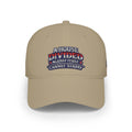 Low Profile Baseball Cap - "A House Divided Against Itself Cannot Stand" Patriotic Embroidered Hat - Americas RAGING Politics