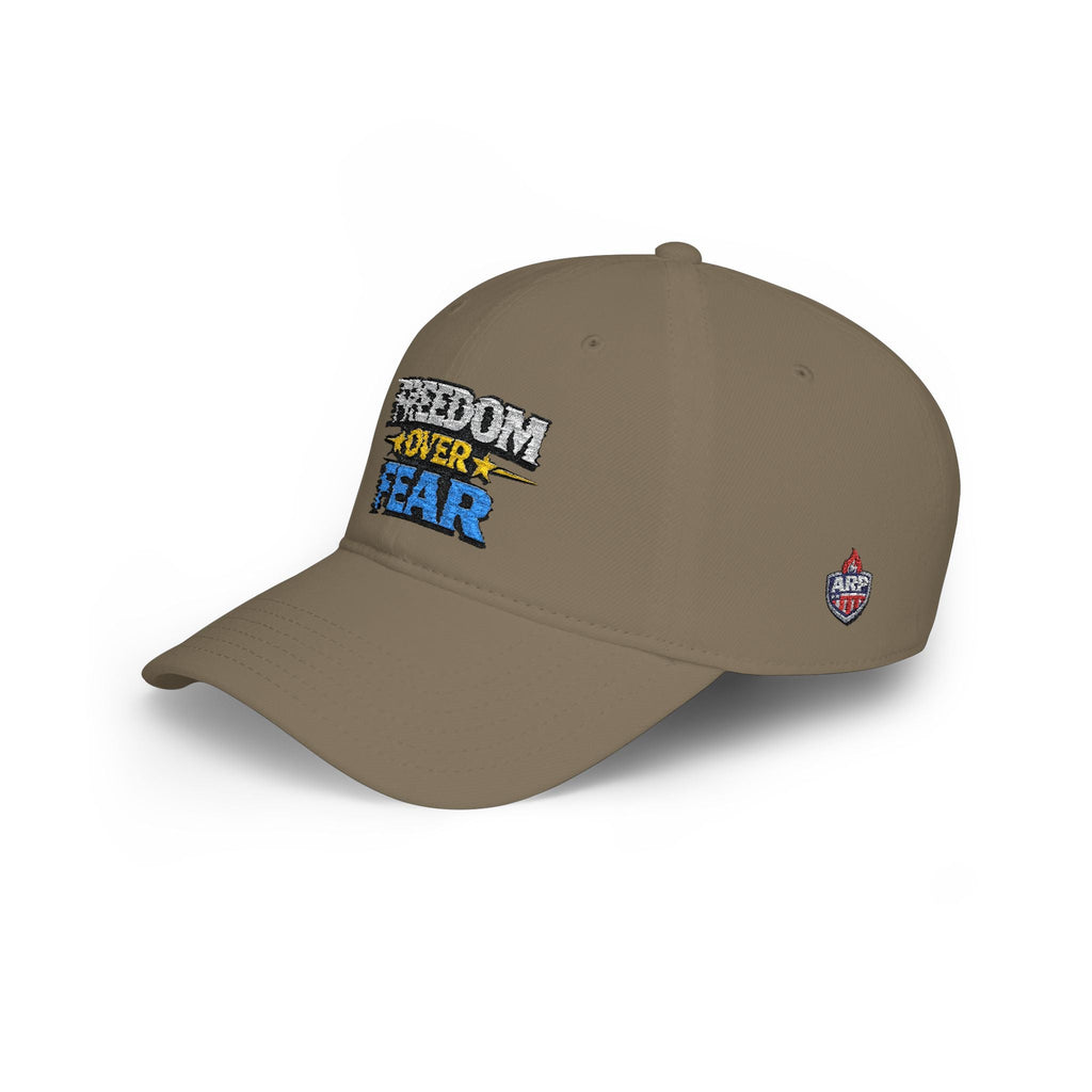 Freedom Over Fear Embroidered Baseball Cap - Americas RAGING Politics