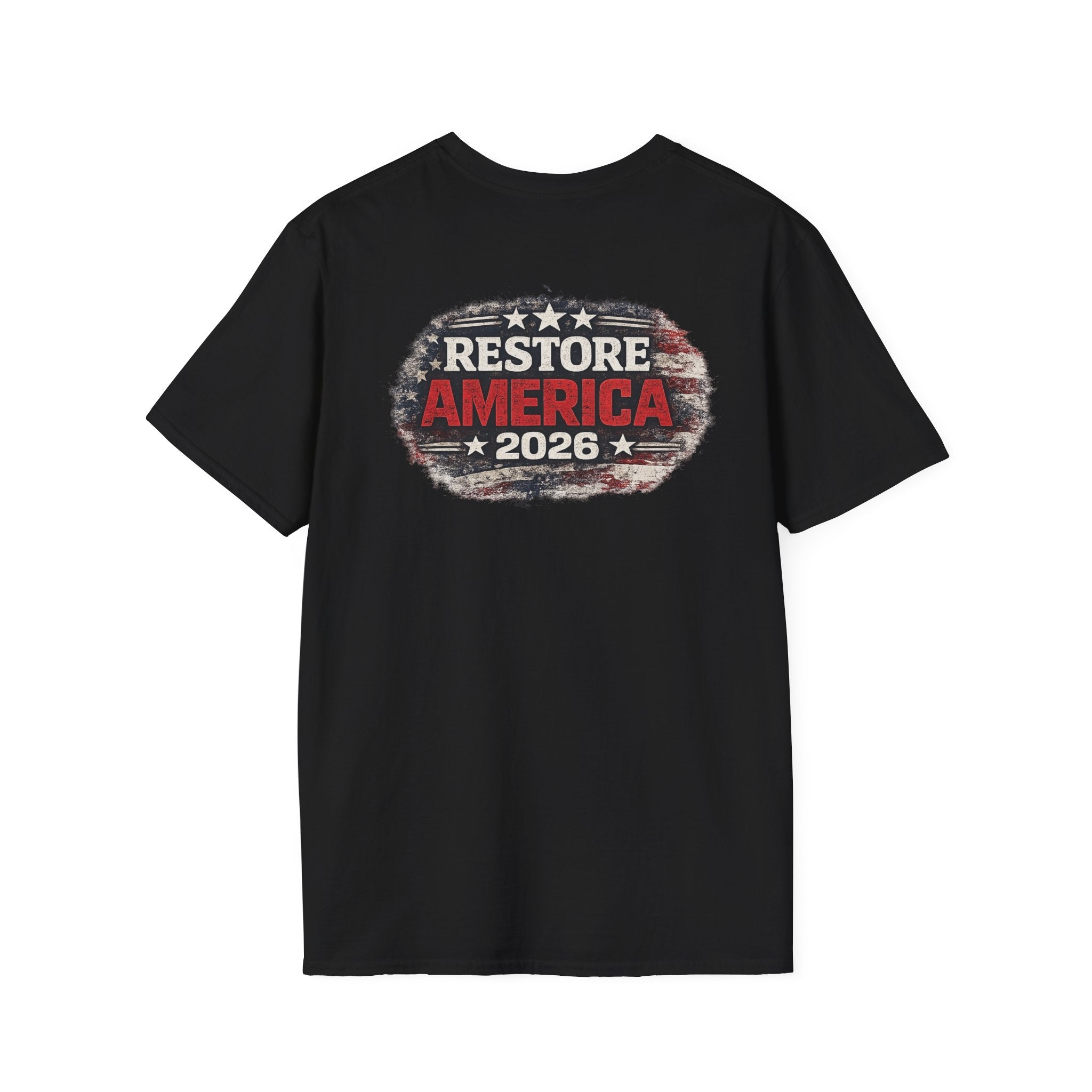 Unisex Softstyle T-Shirt - Americas RAGING Politics