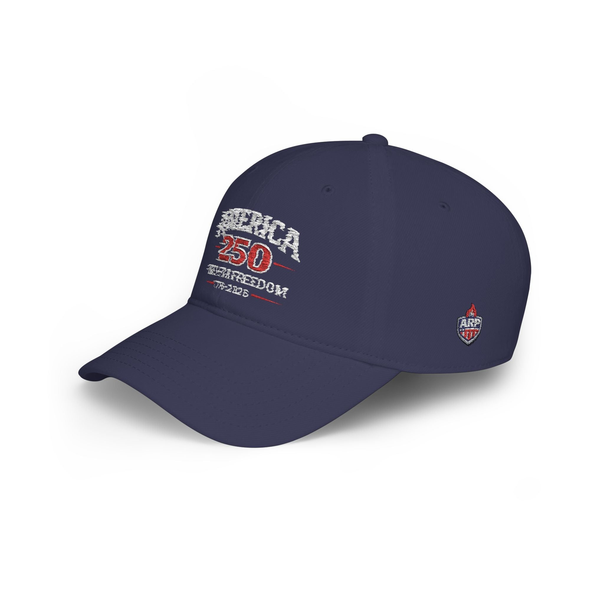 America 250 Low Profile Baseball Cap – Fight for Freedom 1776–2026 - Americas RAGING Politics